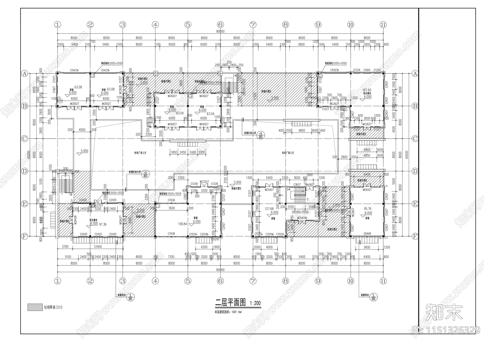 民宿建筑cad施工图下载【ID:1151326329】