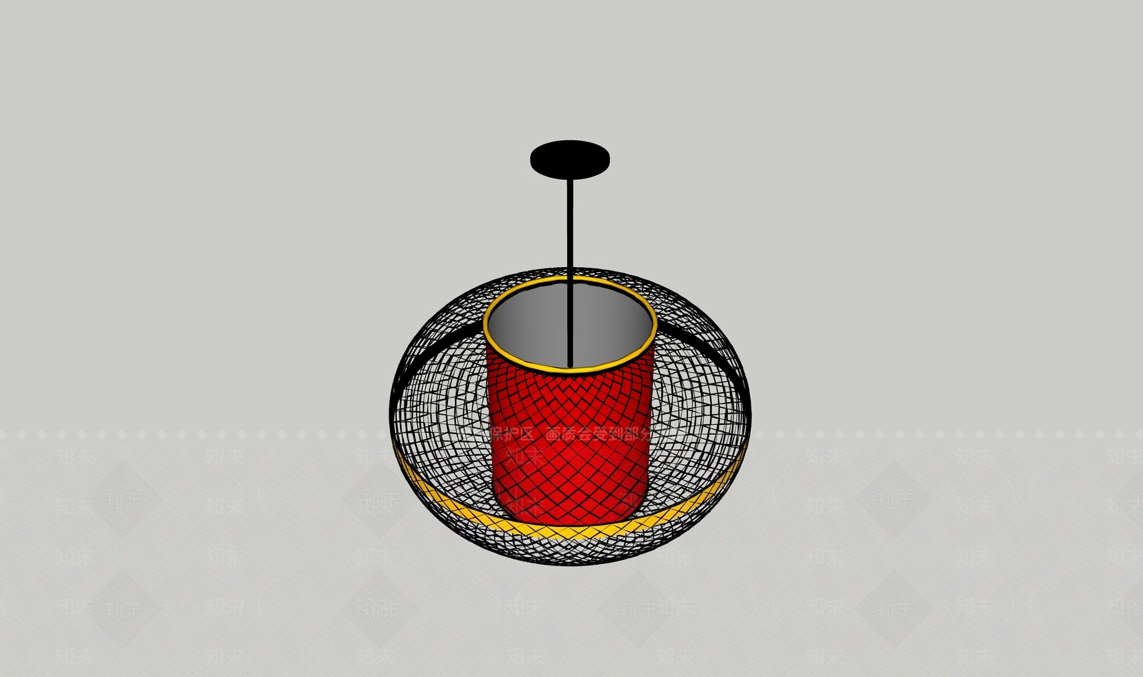 现代灯笼SU模型下载【ID:1151331548】