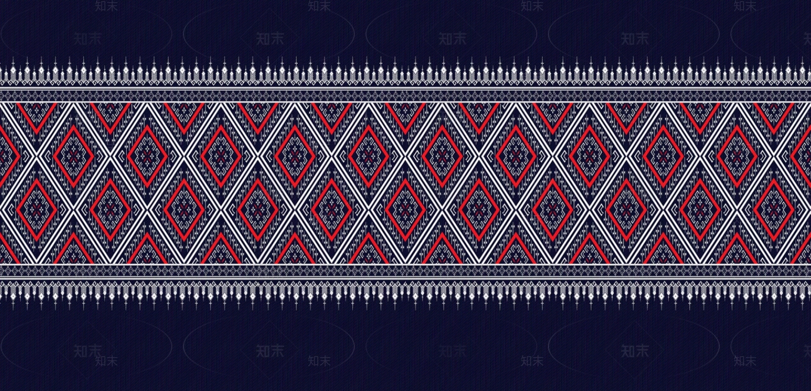 无缝少数民族花布纹贴图下载【ID:1151332833】