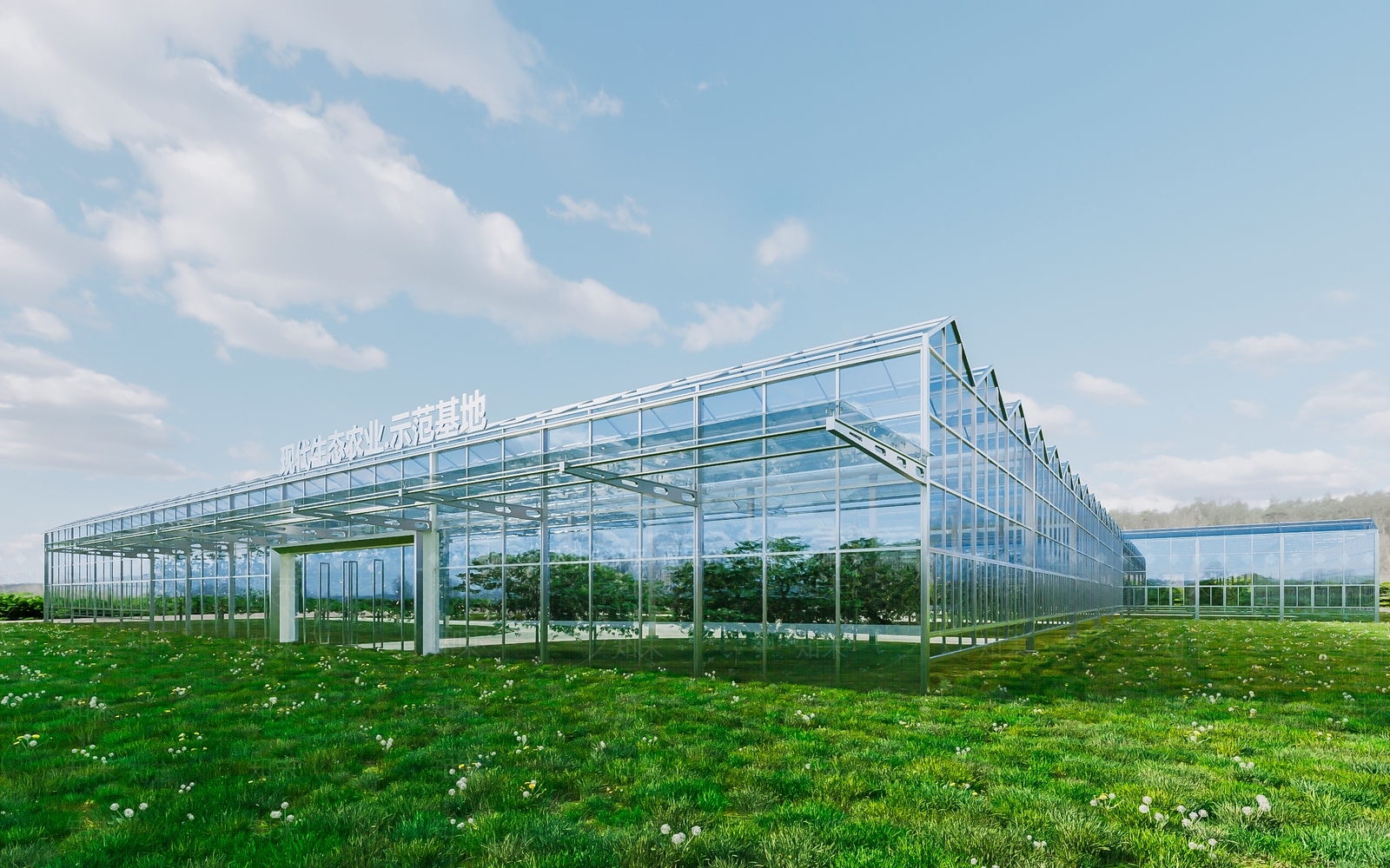 现代工业厂房3D模型下载【ID:1151336861】