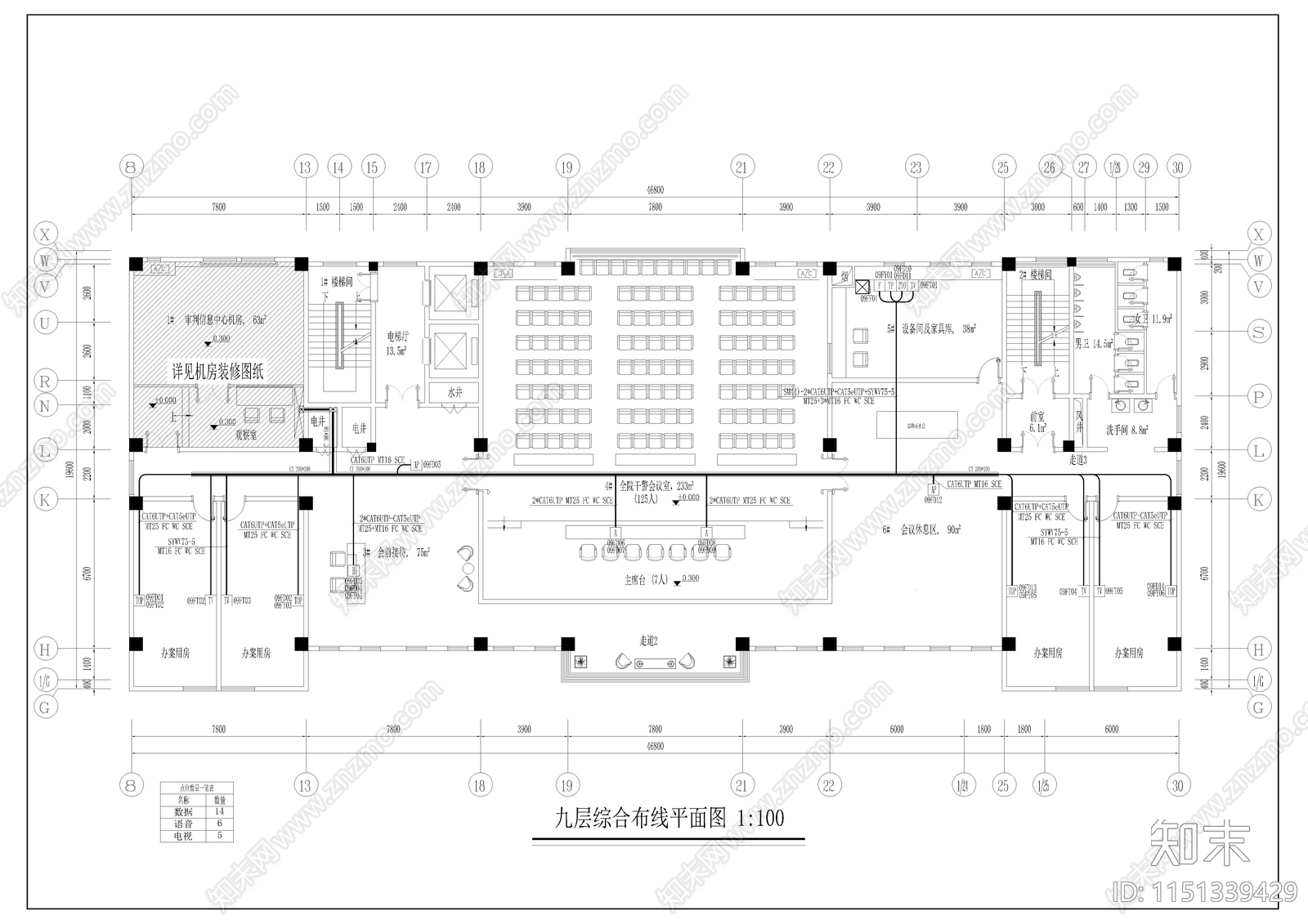 综合布线施工图下载【ID:1151339429】