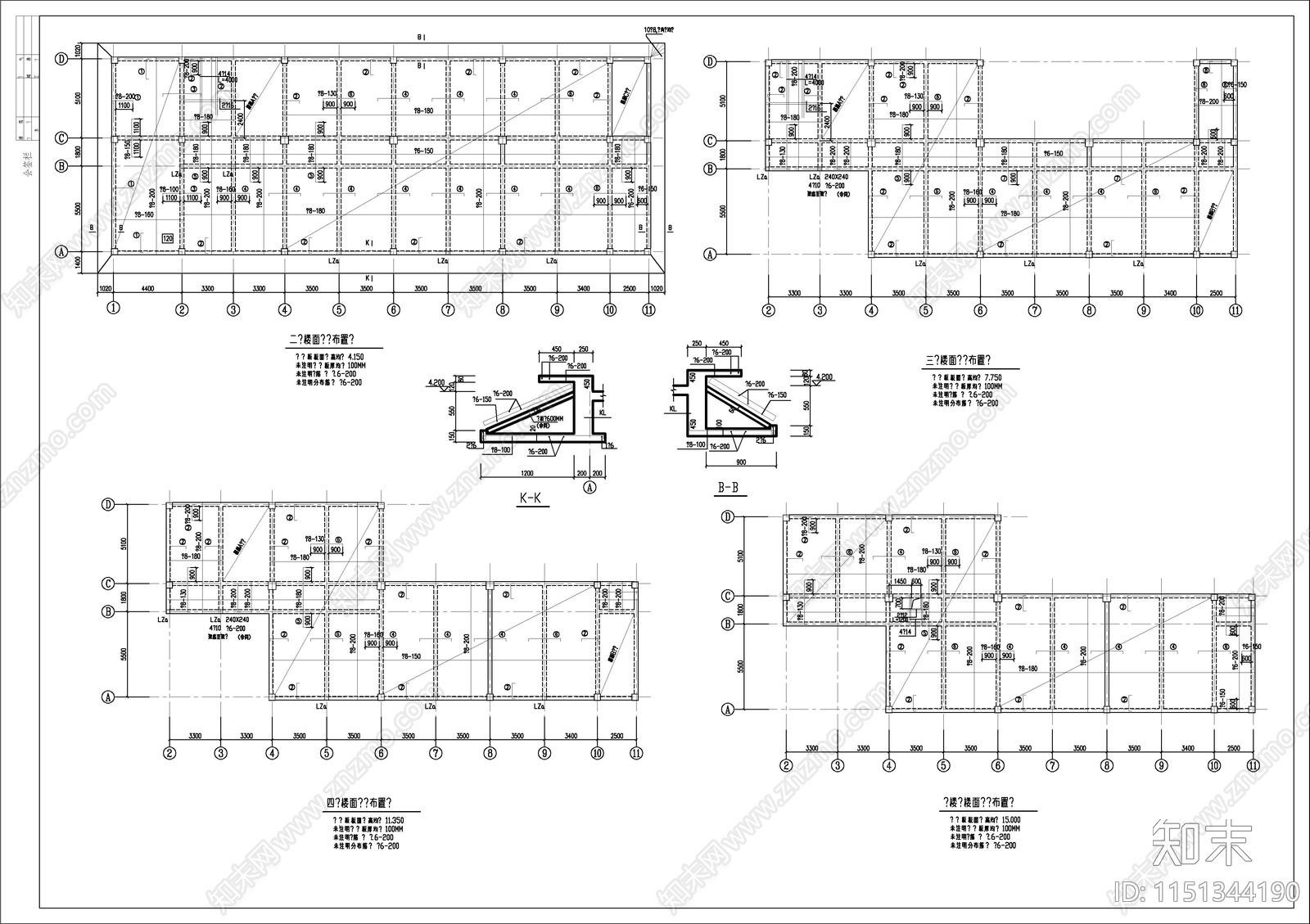 某银行分行建筑cad施工图下载【ID:1151344190】