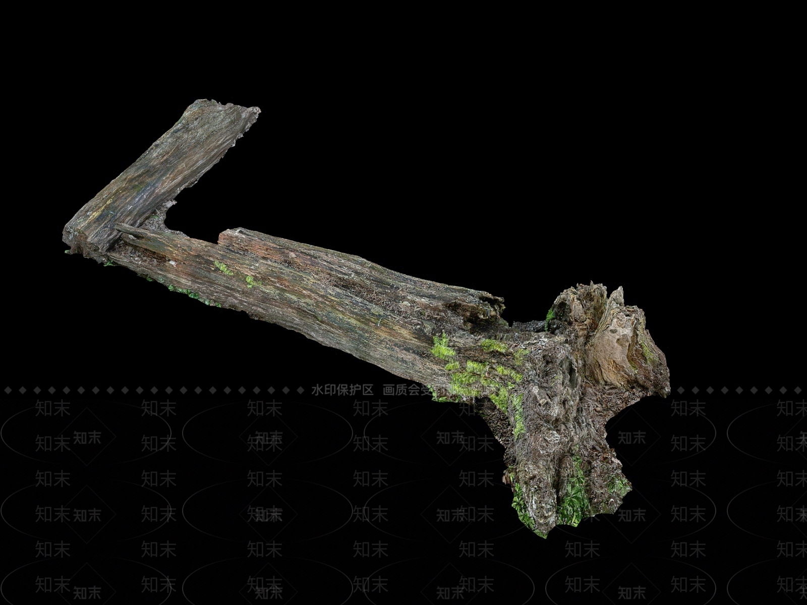 树根3D模型下载【ID:1151346373】