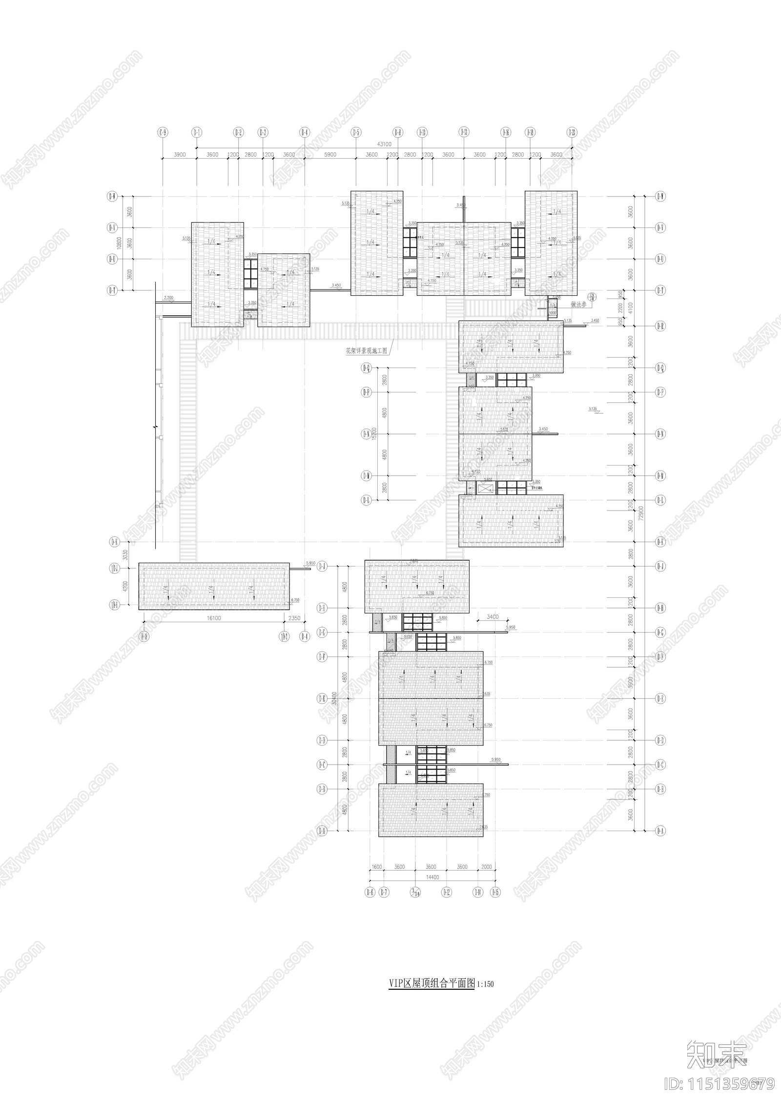 vip泡池区平cad施工图下载【ID:1151359679】