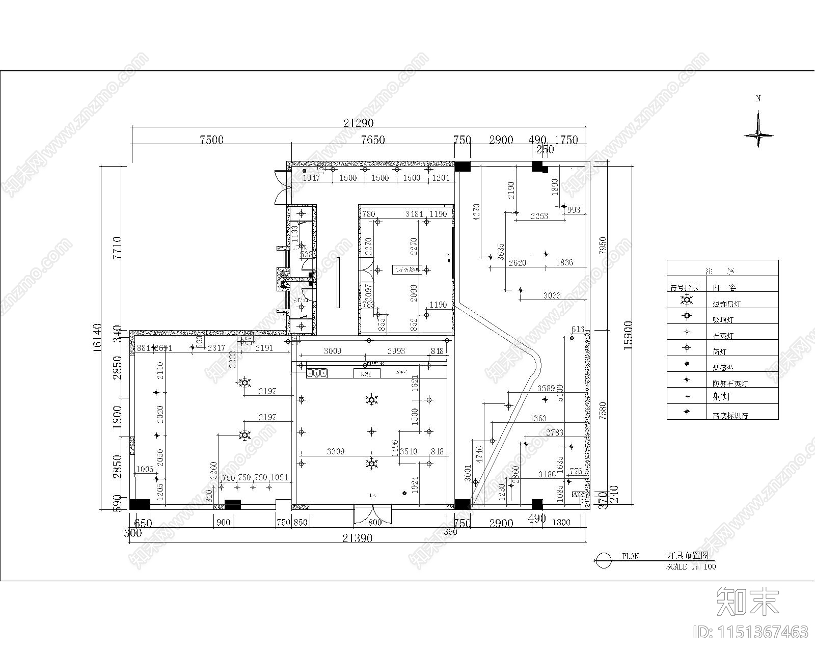 最新流行咖啡馆室内设计方案图施工图下载【ID:1151367463】