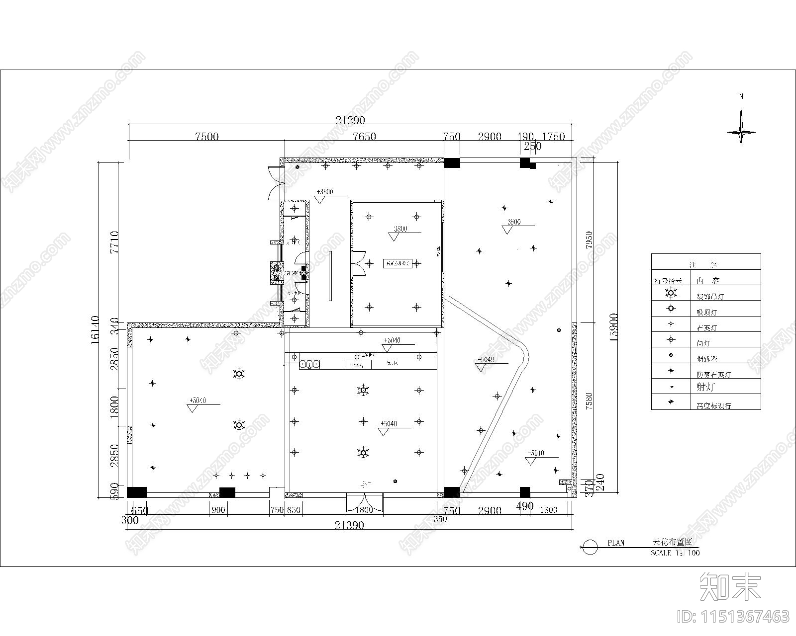 最新流行咖啡馆室内设计方案图施工图下载【ID:1151367463】