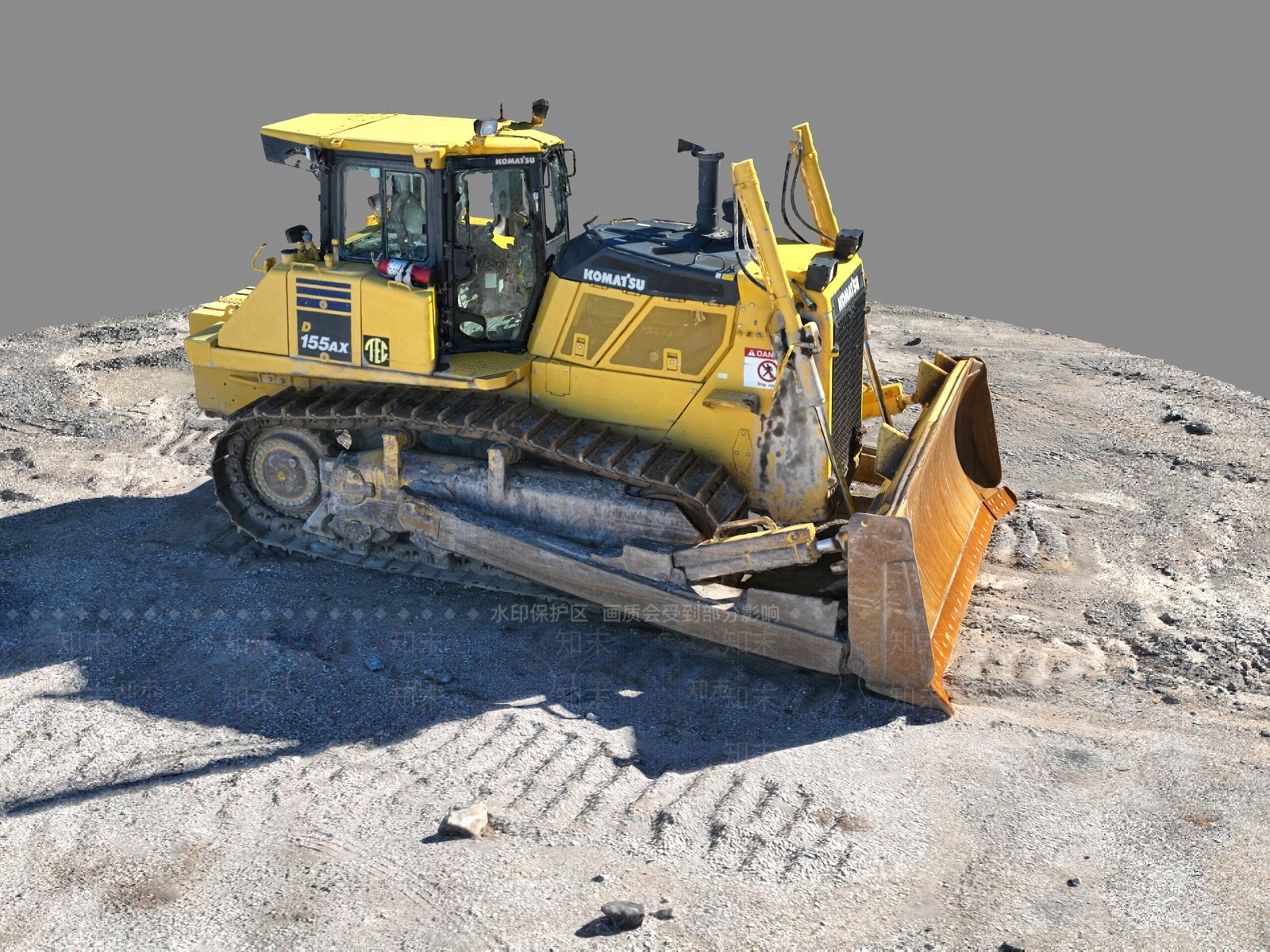 工业风推土机3D模型下载【ID:1151402246】