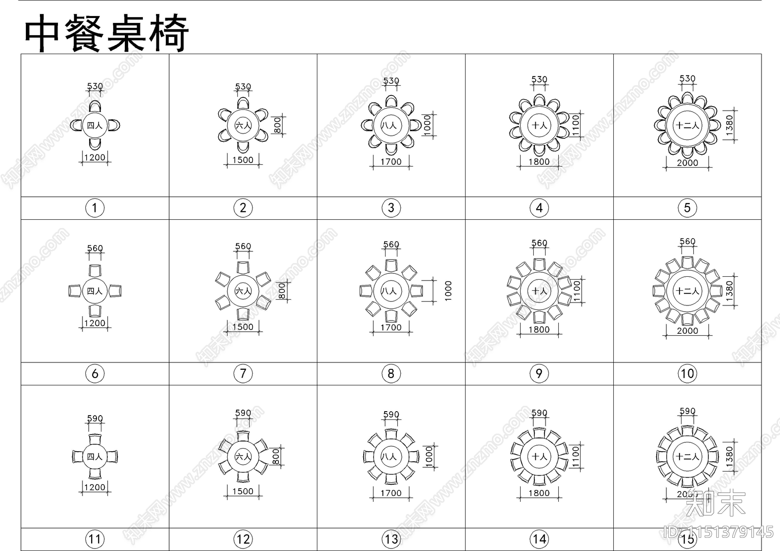 300款最新室内装修图库大全施工图下载【ID:1151379145】