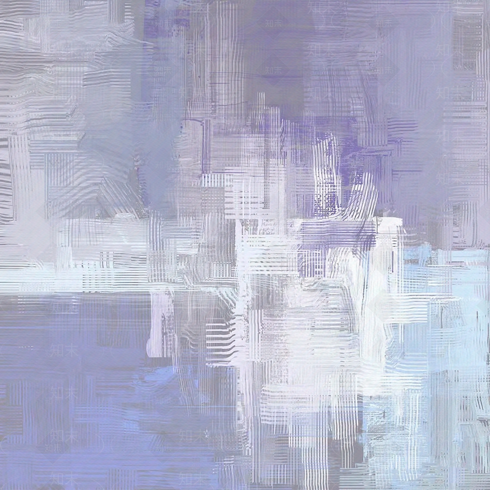 现代紫色抽象笔刷涂鸦墙布贴图下载【ID:1151393370】