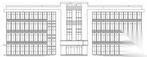 某派出所警务用房交警中队楼建筑施工图cad施工图下载【ID:167038151】