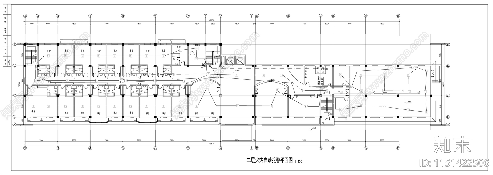 疗养院电气消防图施工图下载【ID:1151422506】