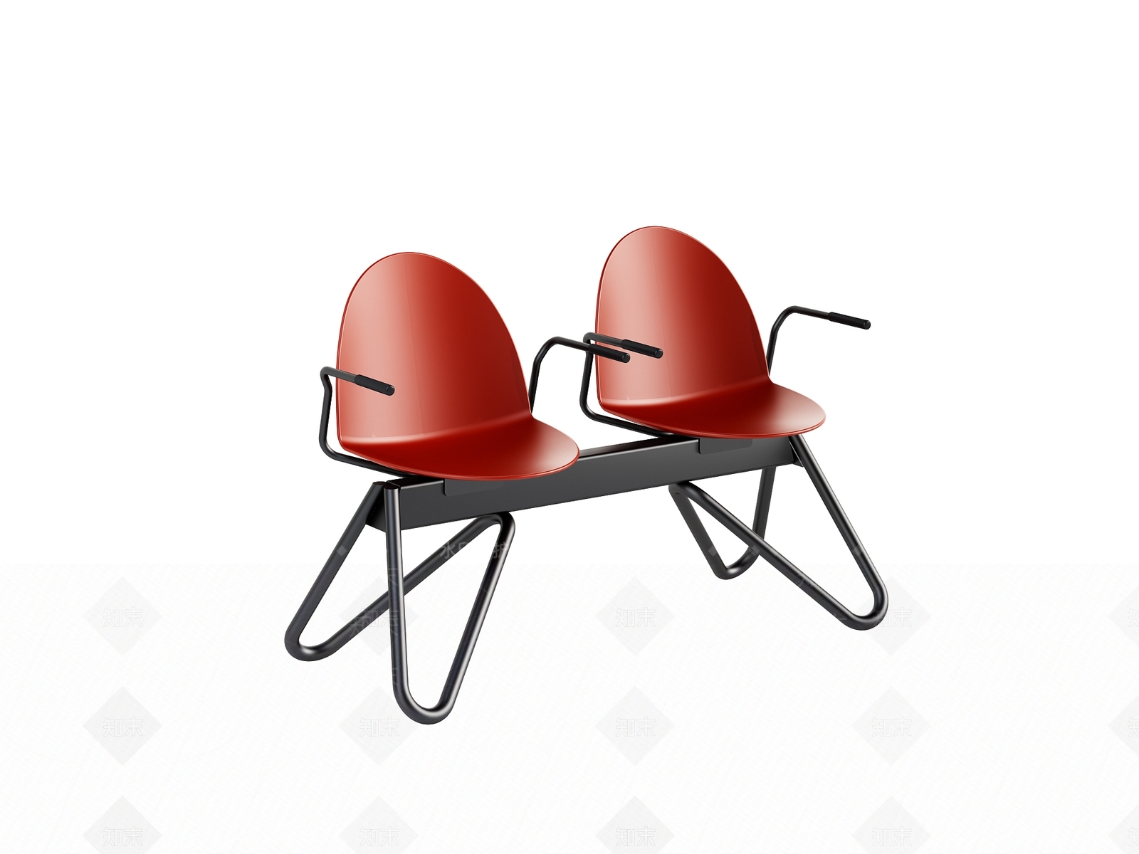 现代等候椅3D模型下载【ID:1151430785】
