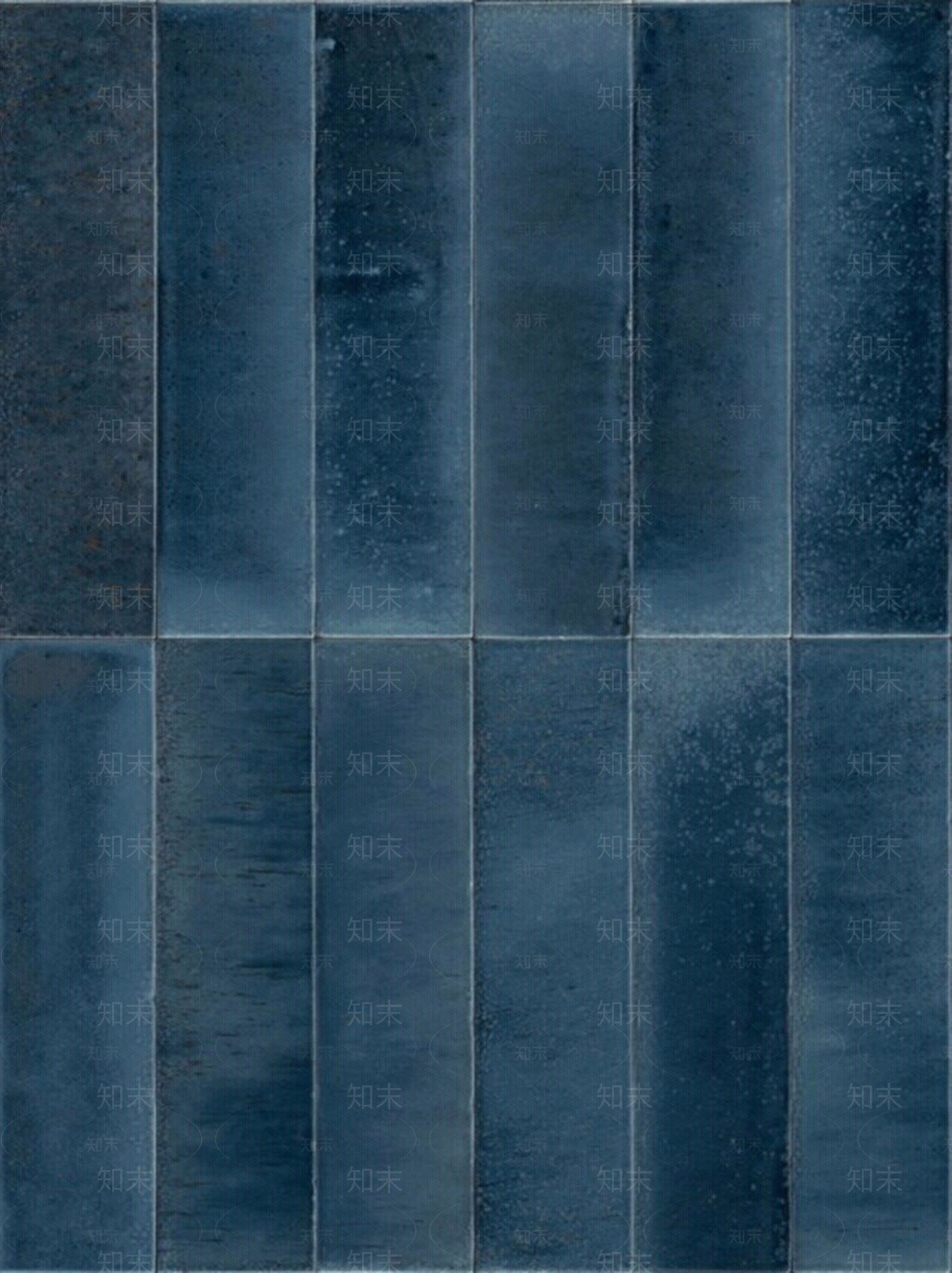 无缝蓝色复古条纹砖贴图下载【ID:1151435048】