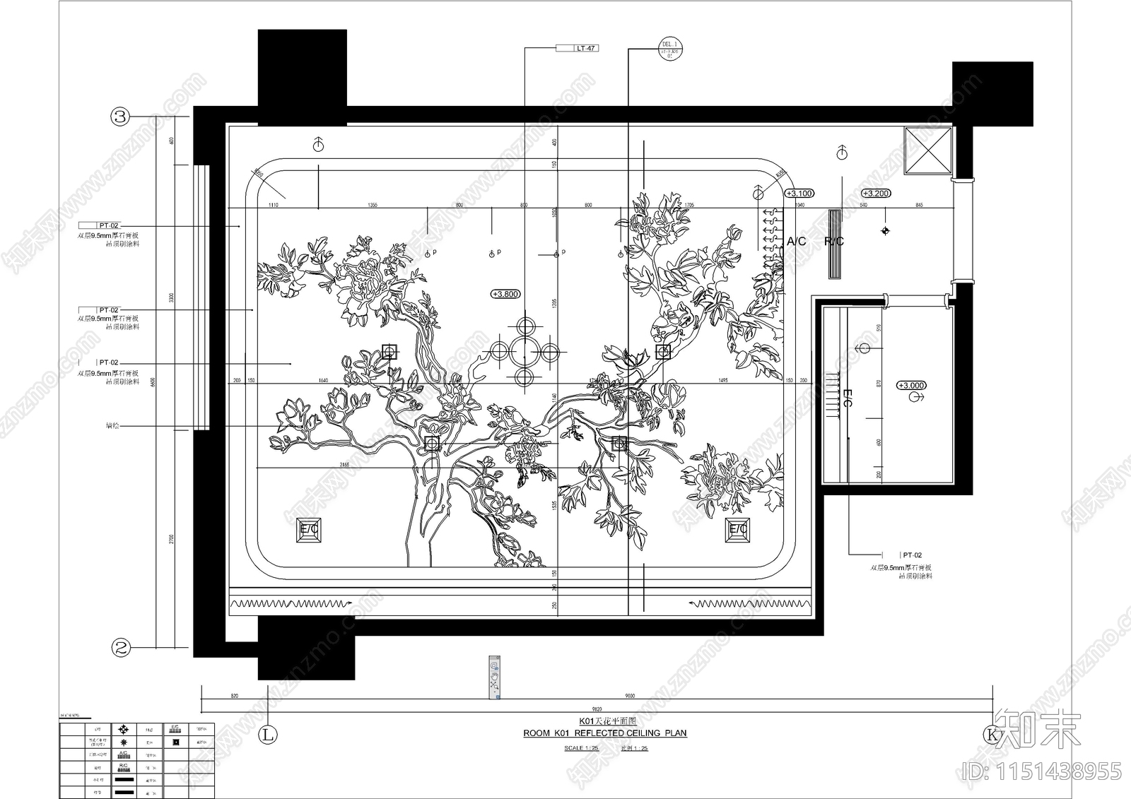 海滨大酒店金豪国际会所cad施工图下载【ID:1151438955】