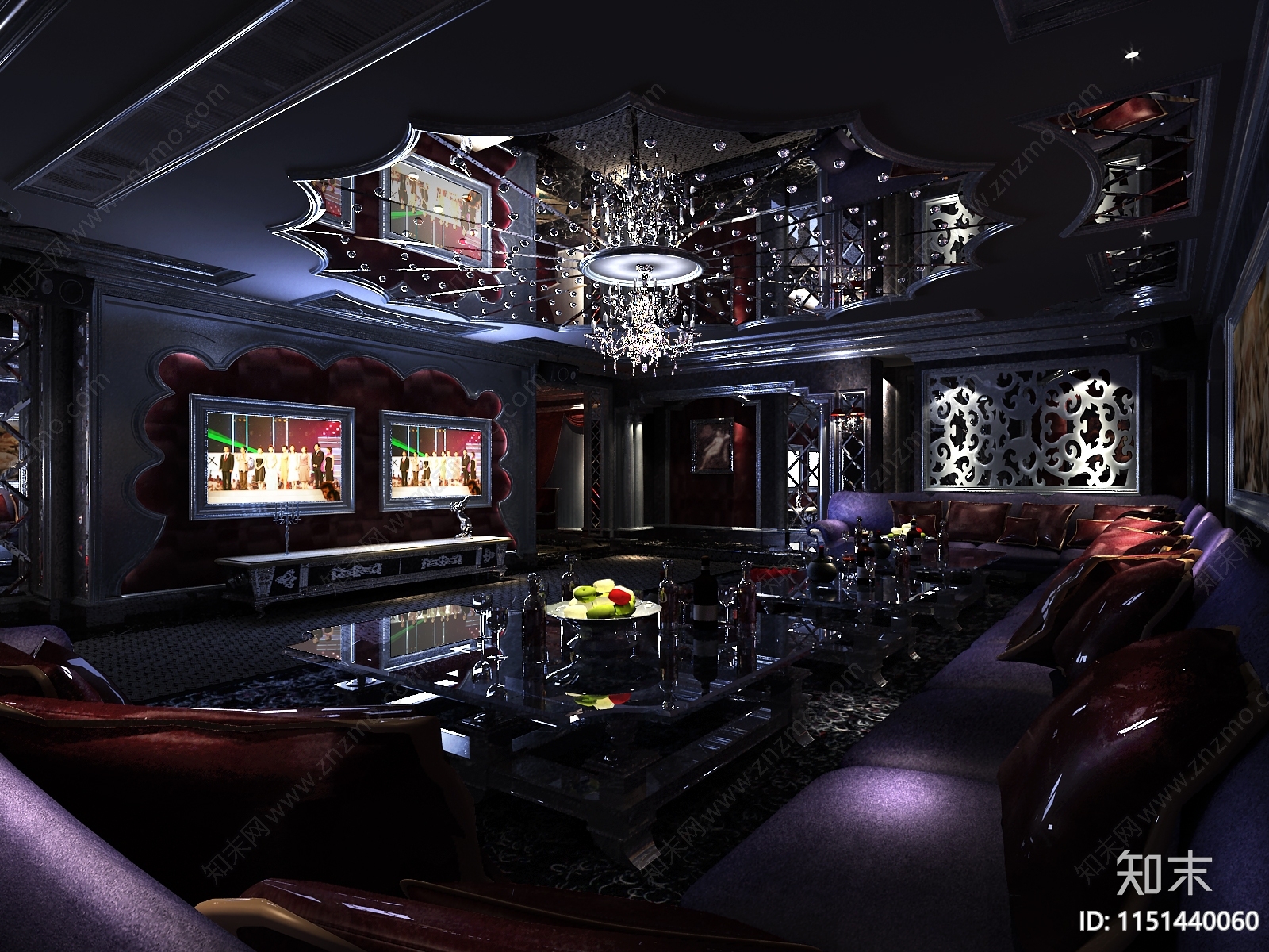 郓城夜总会cad施工图下载【ID:1151440060】