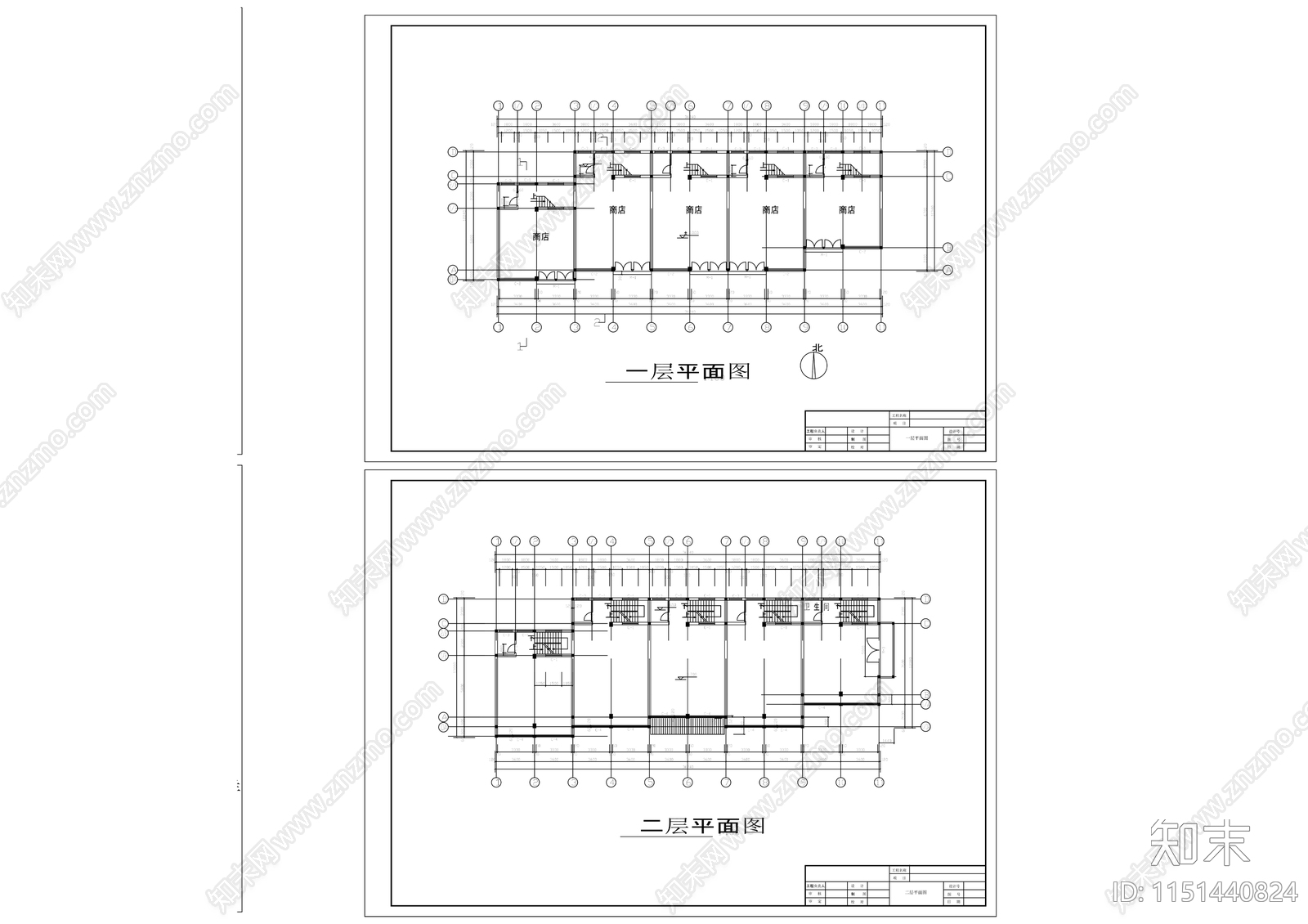 仿古建筑详图cad施工图下载【ID:1151440824】