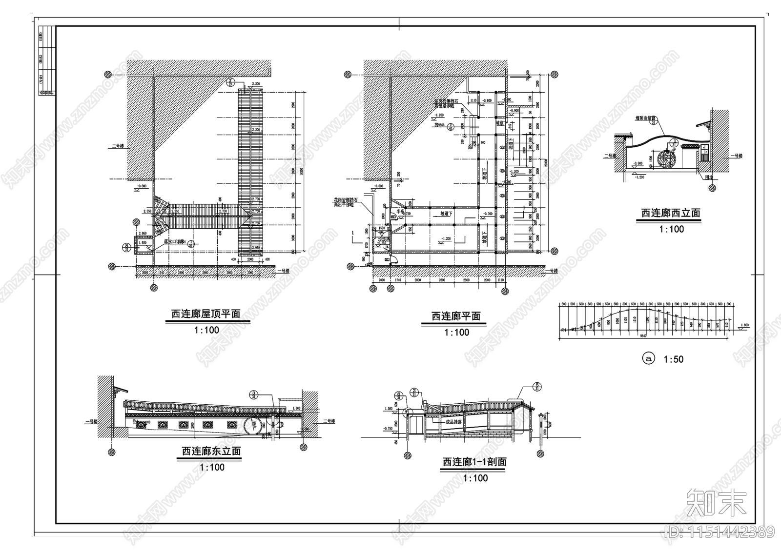 古建筑cad施工图下载【ID:1151442389】