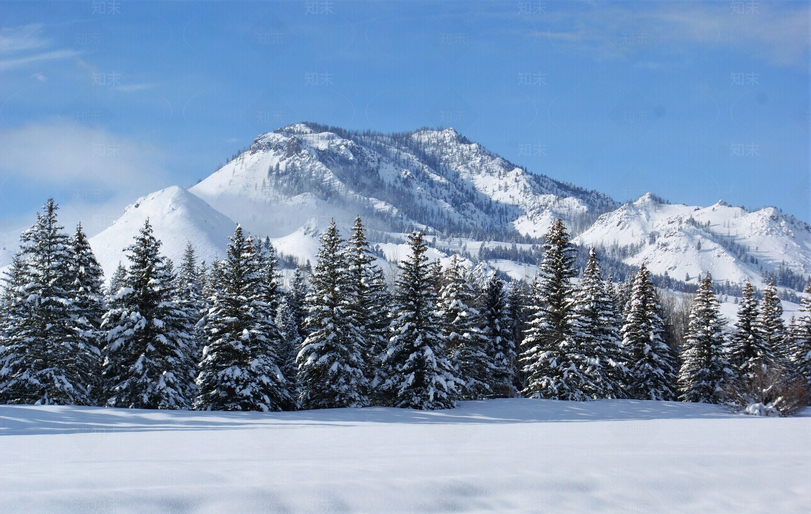 雪山高清贴图材质