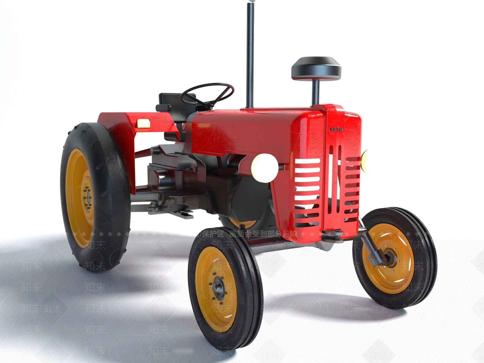 拖拉机3D模型下载【ID:1151454305】