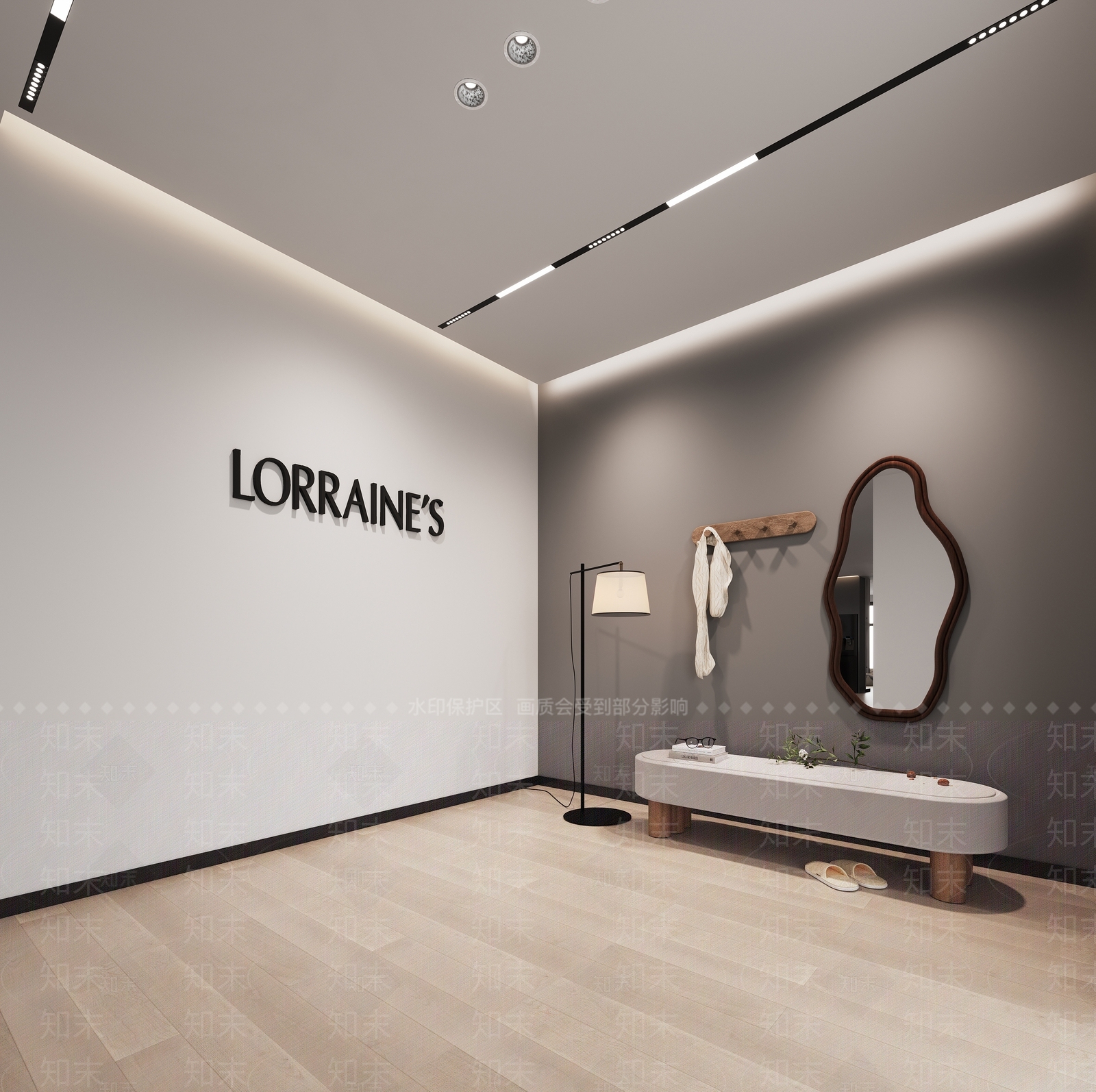 现代直播间3D模型下载【ID:1151454751】