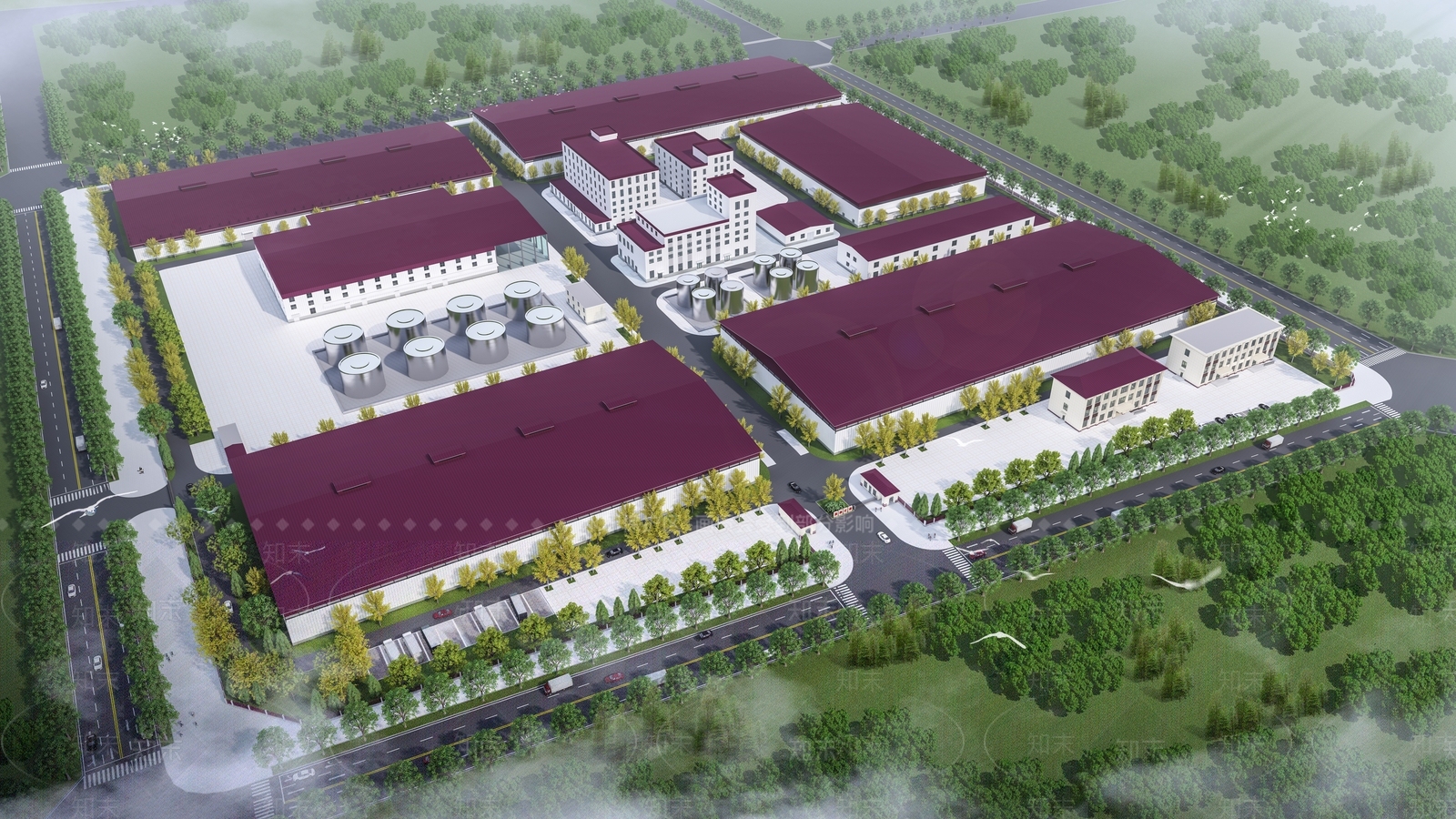 现代办公厂房SU模型下载【ID:1151458303】