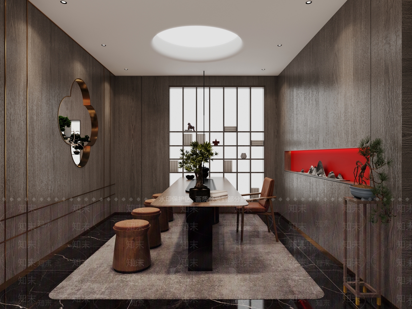 新中式烟酒店3D模型下载【ID:1151461334】