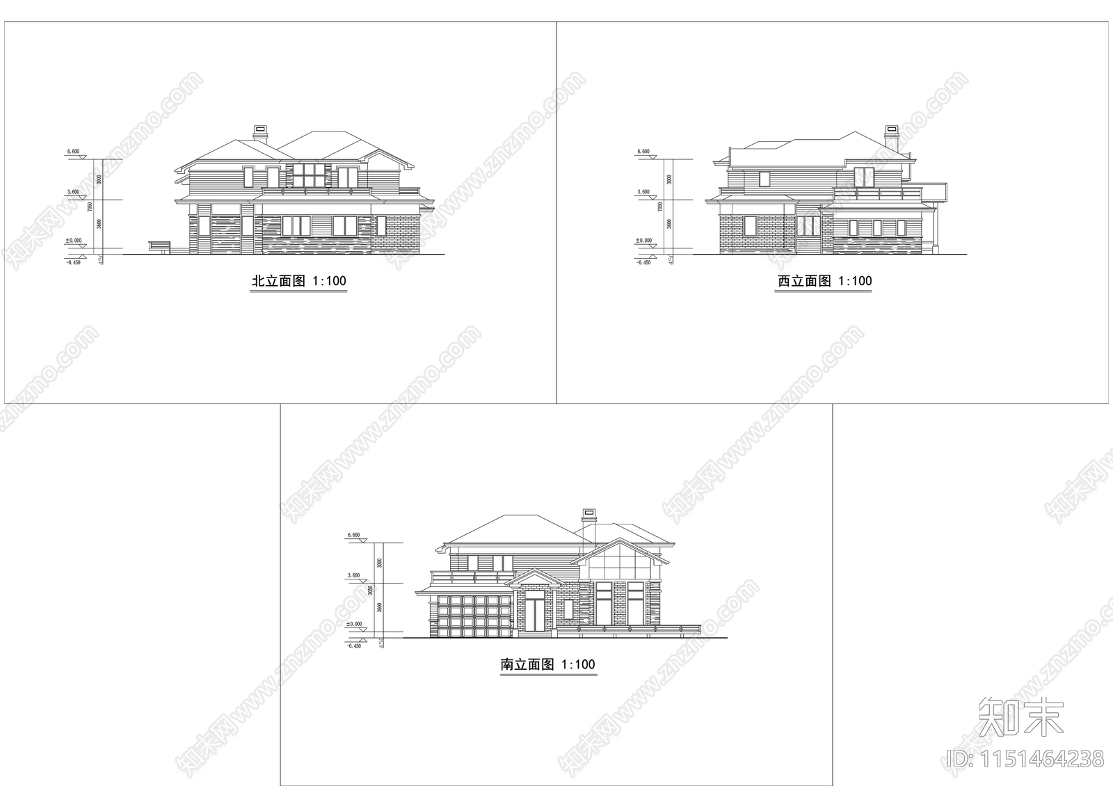 42别墅cad施工图下载【ID:1151464238】