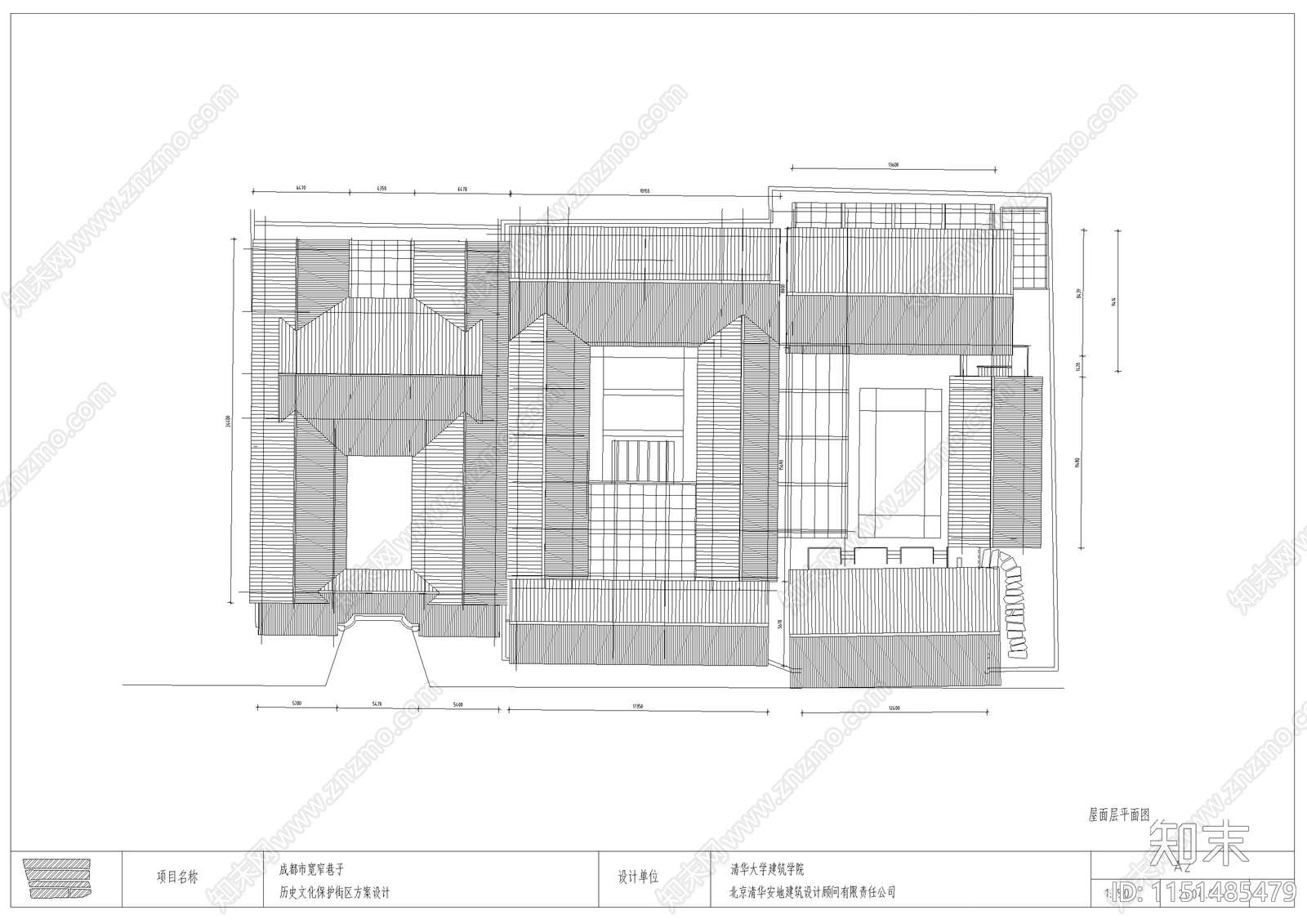 成都宽窄巷子文化旅游街区建筑修缮设计cad施工图下载【ID:1151485479】