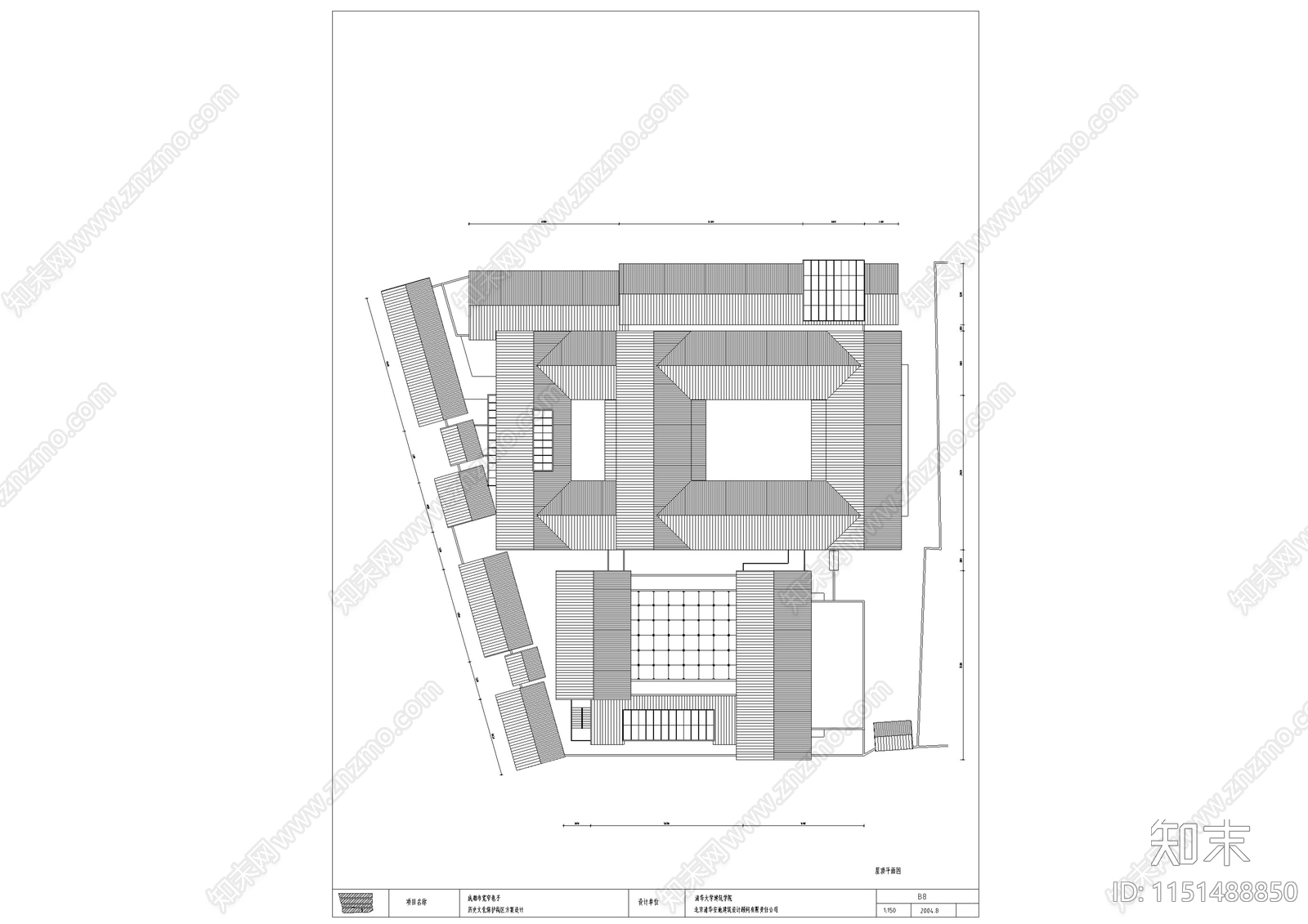 成都宽窄巷子民宿客栈建筑方案设计cad施工图下载【ID:1151488850】