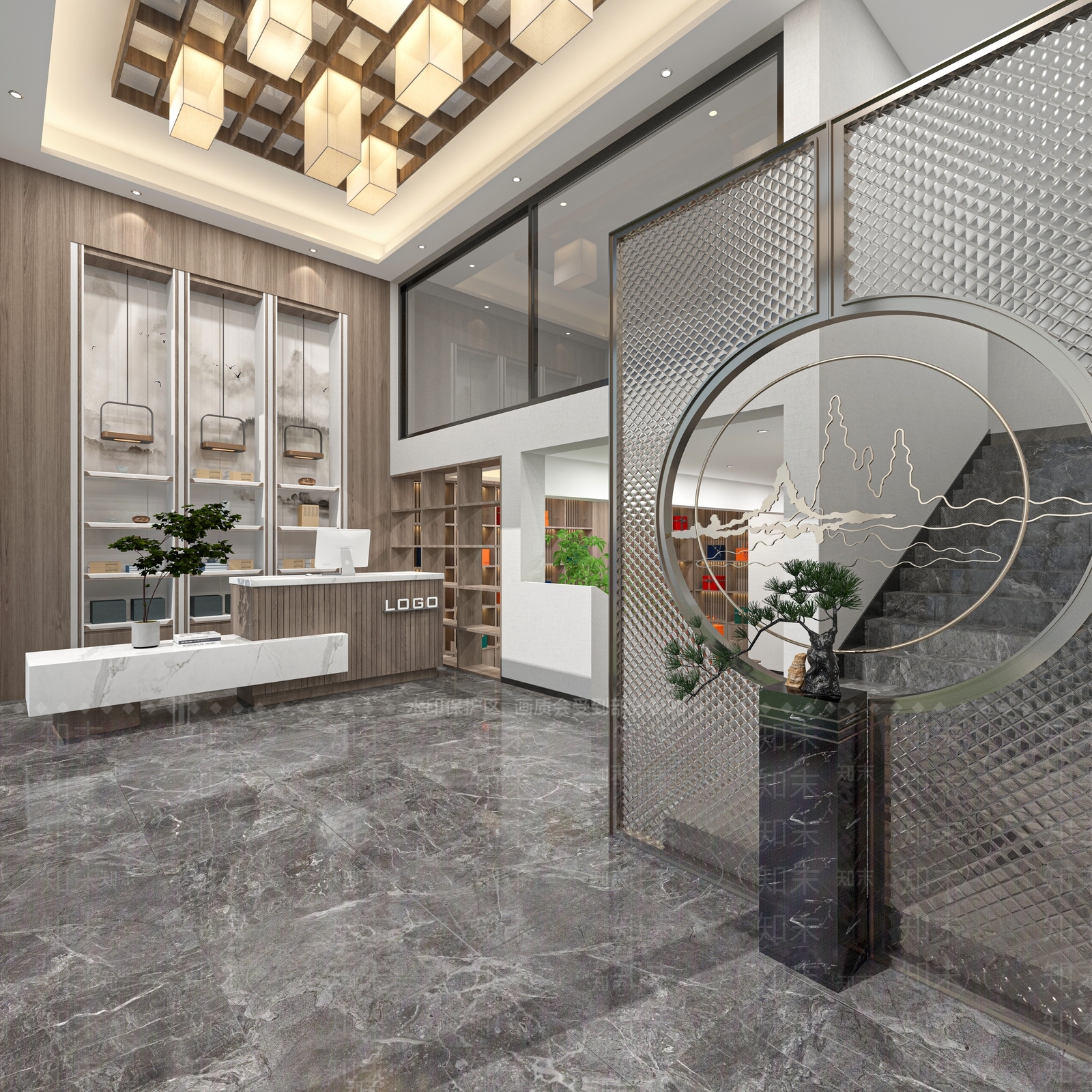 新中式玩具礼品店3D模型下载【ID:1151493639】