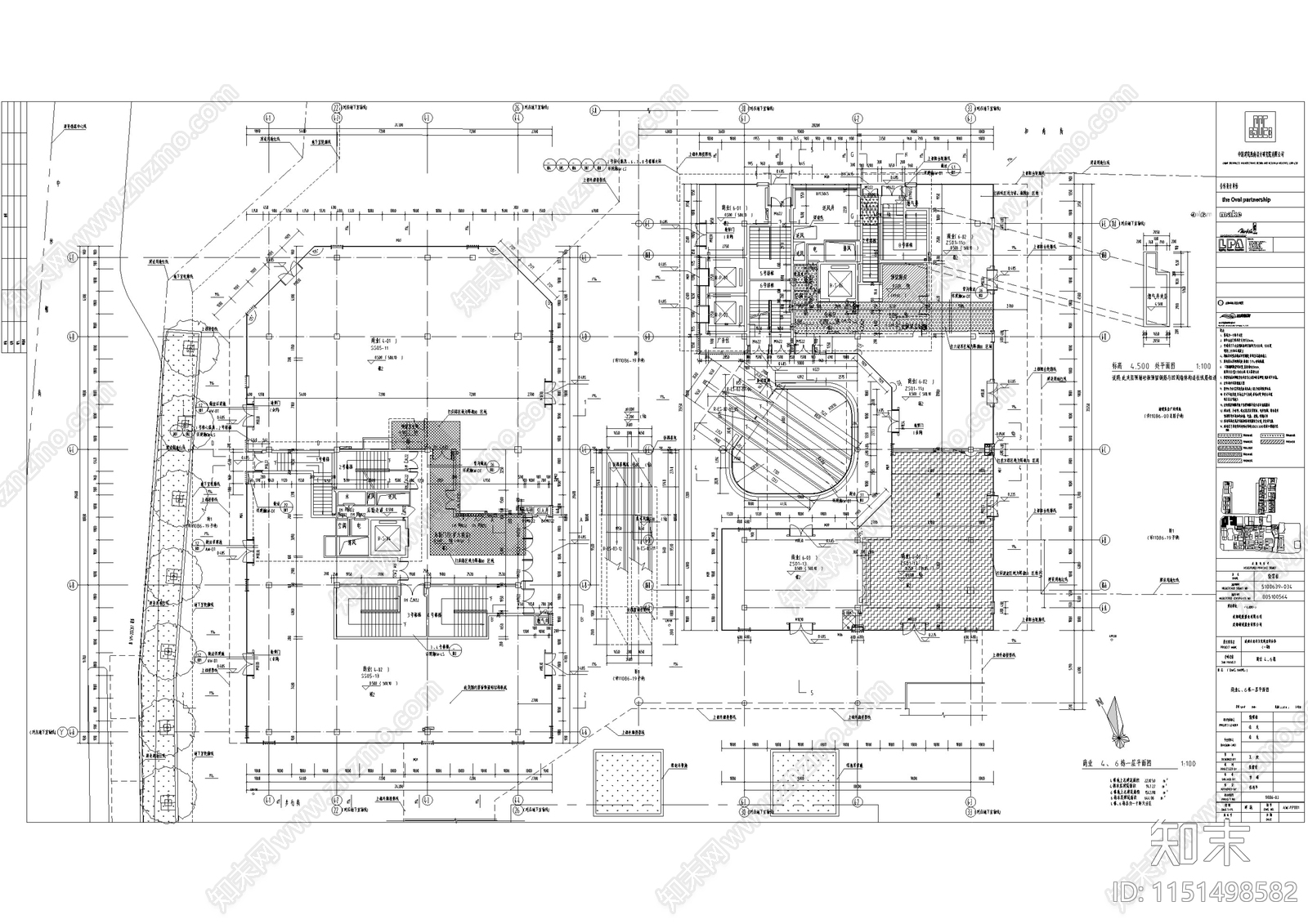 成都新中式风格商业建筑施工图设计cad施工图下载【ID:1151498582】