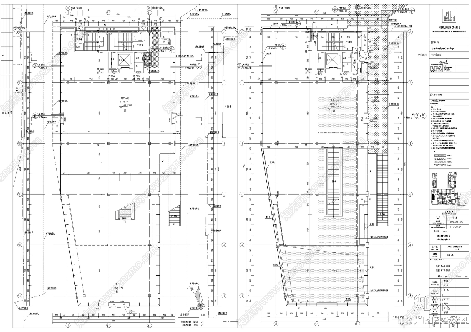 成都新中式风格商业建筑施工图设计cad施工图下载【ID:1151498844】