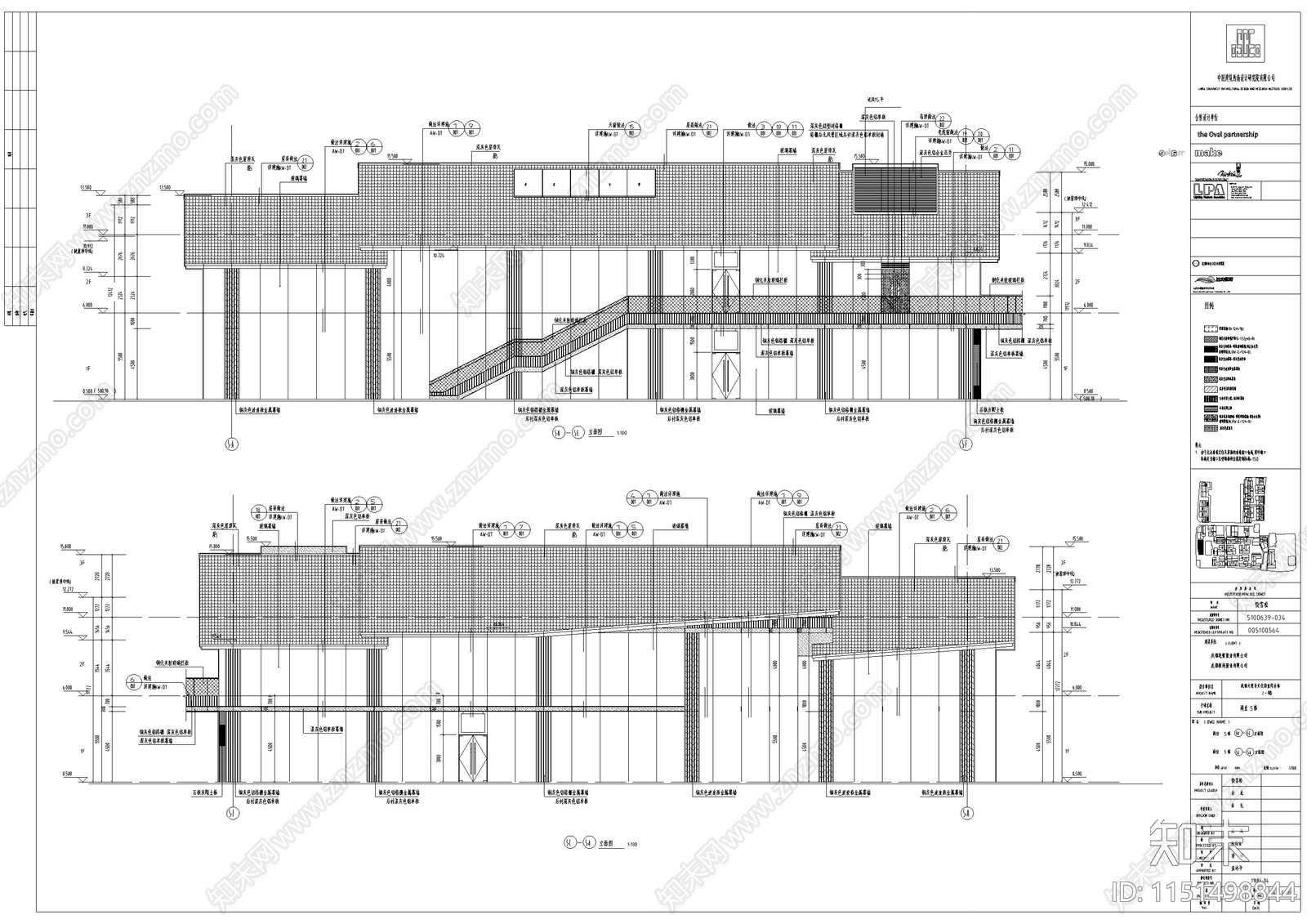成都新中式风格商业建筑施工图设计施工图下载【ID:1151498844】