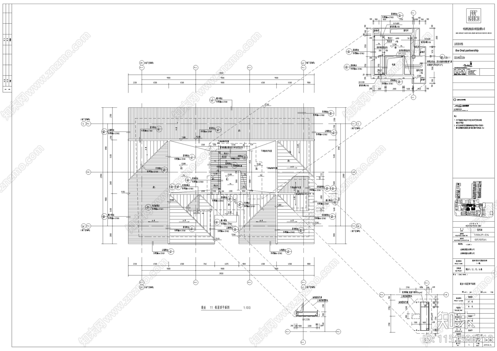 成都新中式风格商业建筑施工图设计cad施工图下载【ID:1151506218】