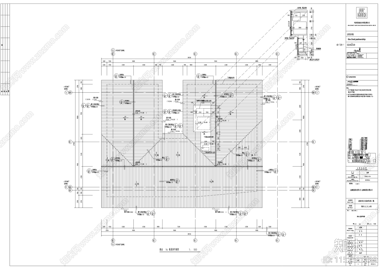 成都新中式风格商业建筑施工图设计cad施工图下载【ID:1151507239】