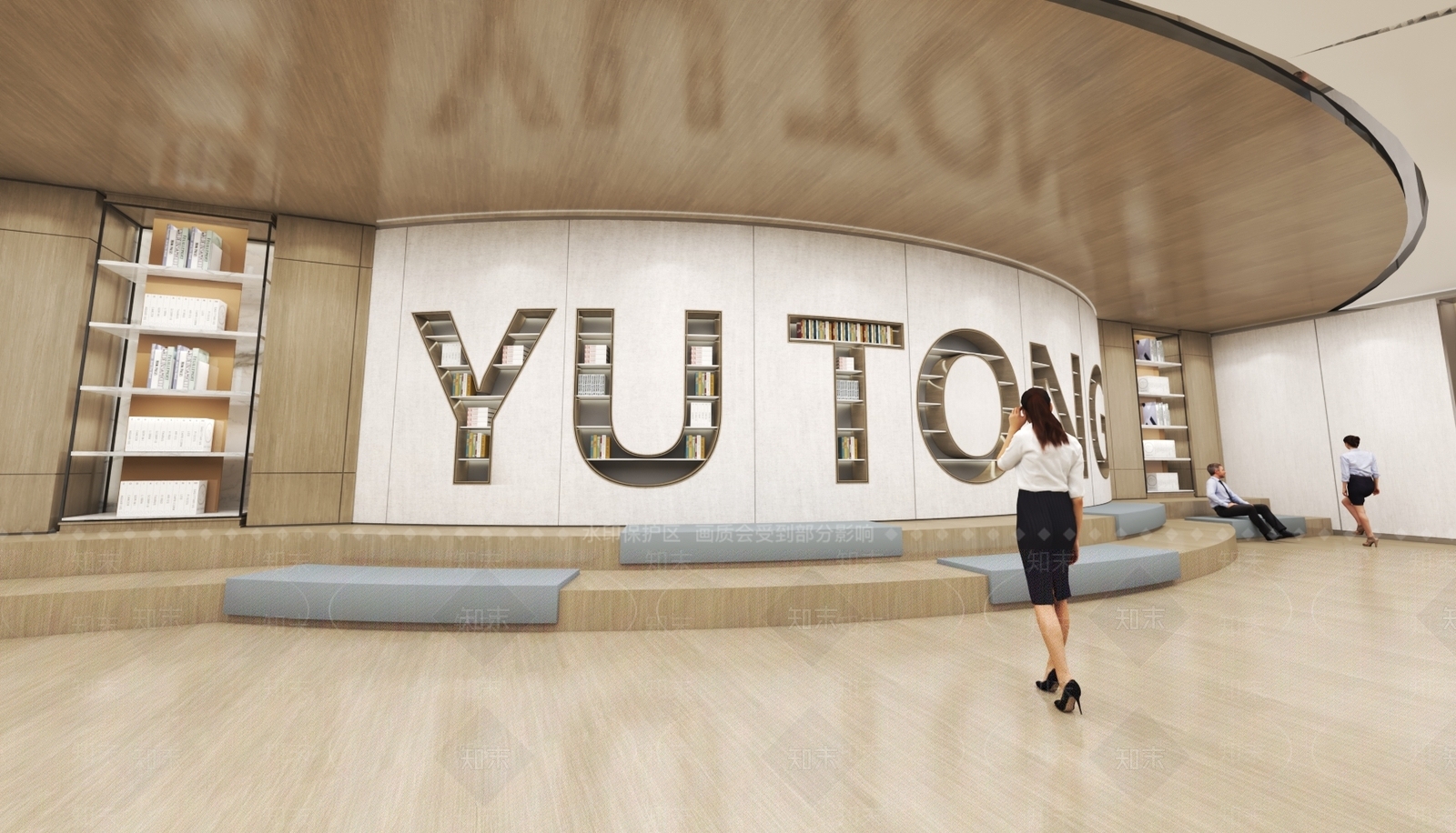 现代书店3D模型下载【ID:1151527392】