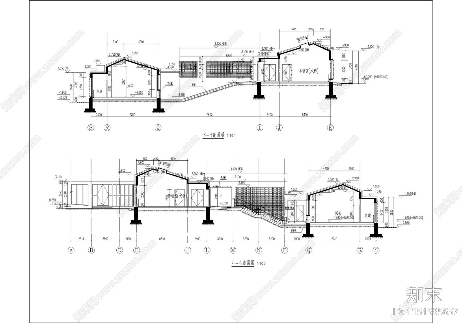 古城民居院落修缮施工图cad施工图下载【ID:1151535657】