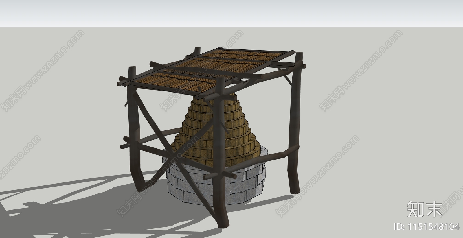 西域烧烤炉SU模型下载【ID:1151548104】