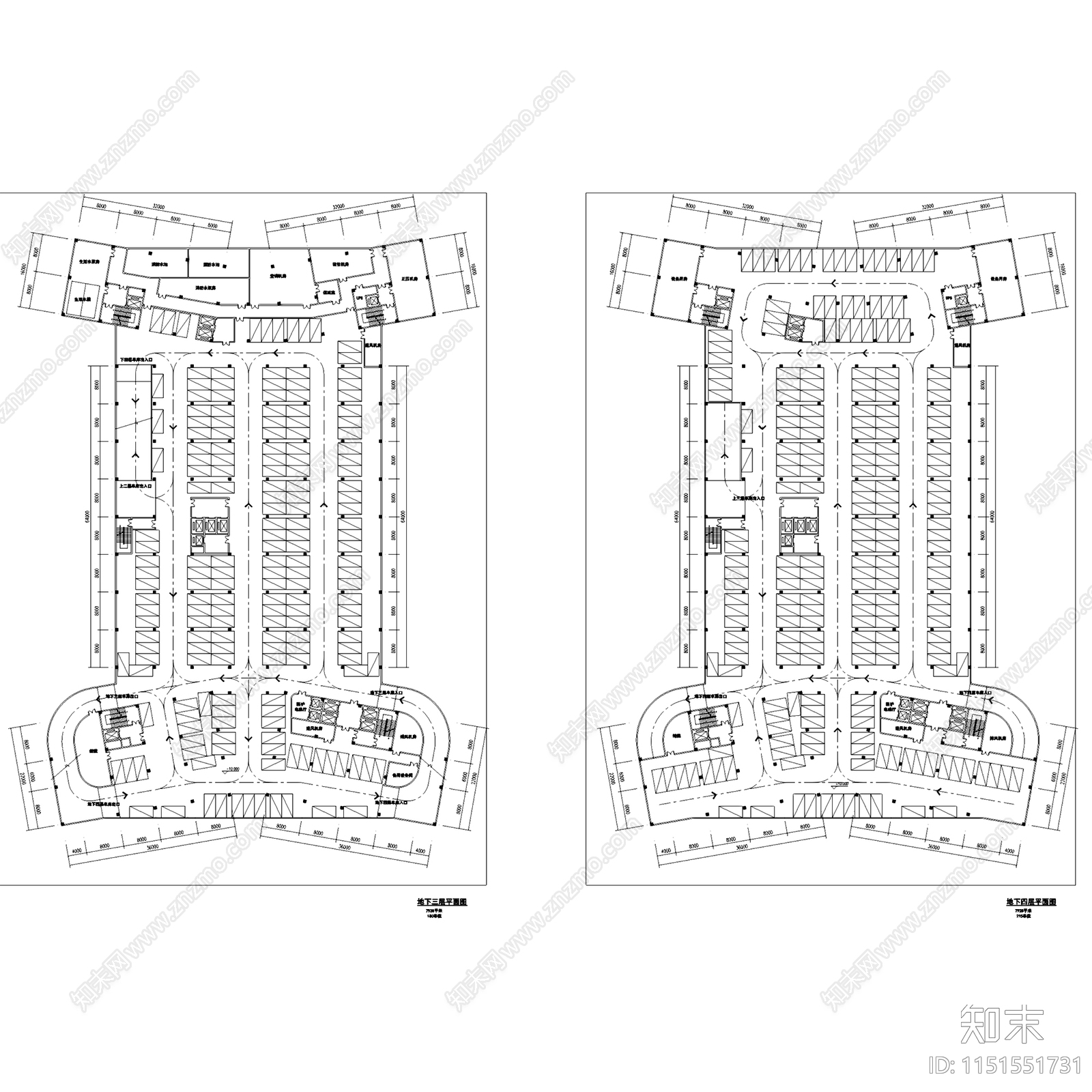 北京K军总医院门诊医技空勤大楼建筑cad施工图下载【ID:1151551731】