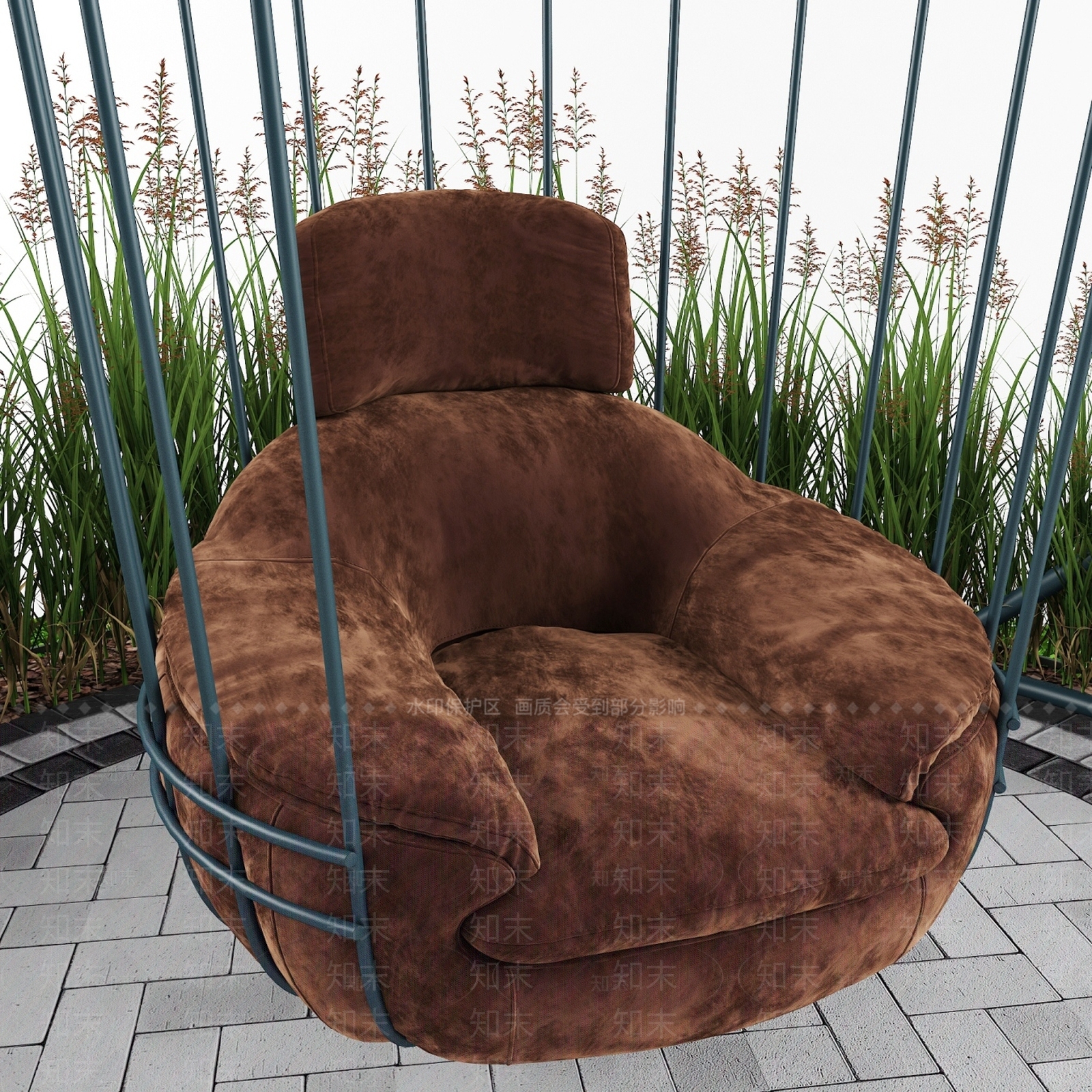现代户外吊椅3D模型下载【ID:1151564401】