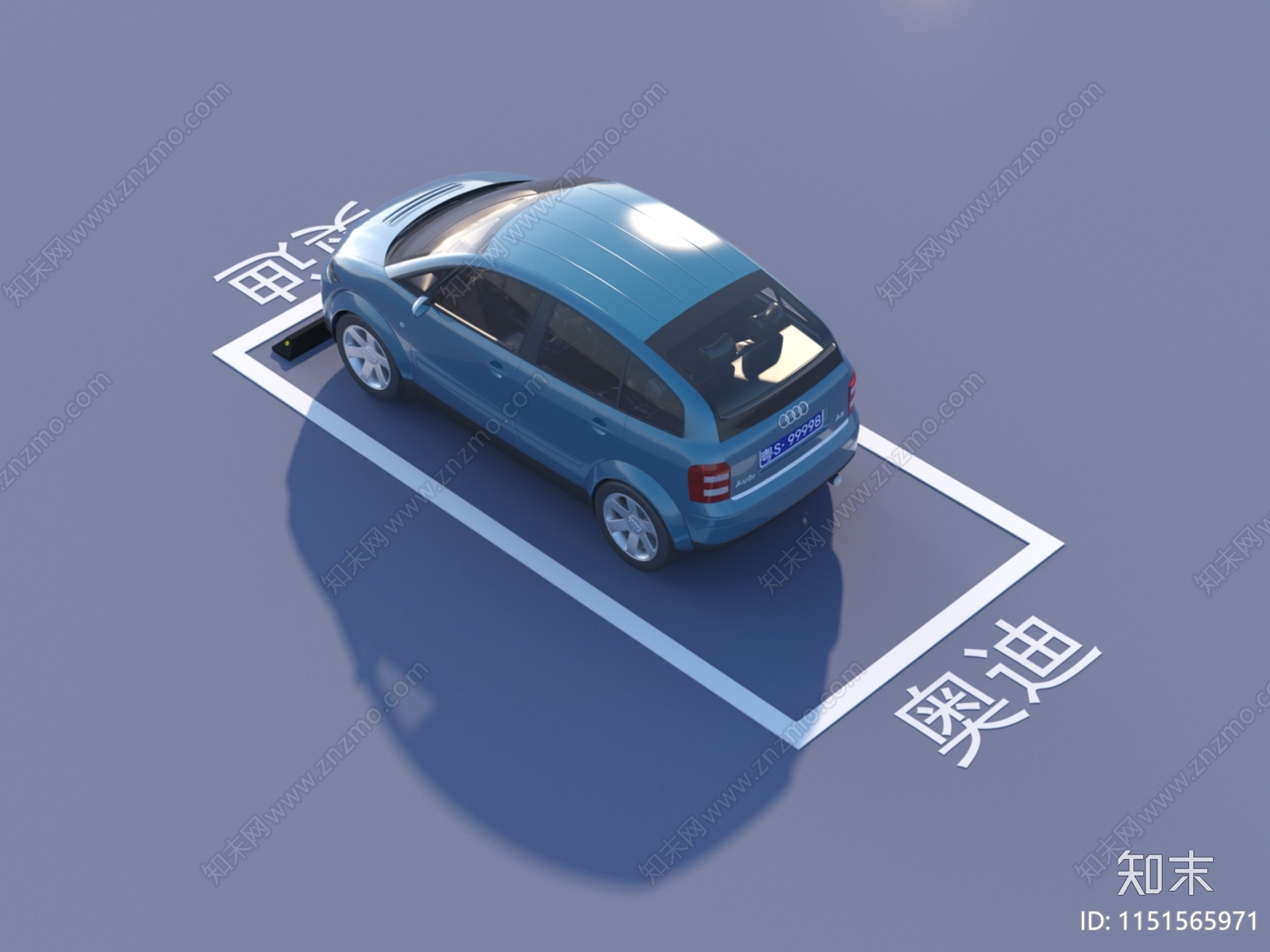 奥迪汽车3D模型下载【ID:1151565971】