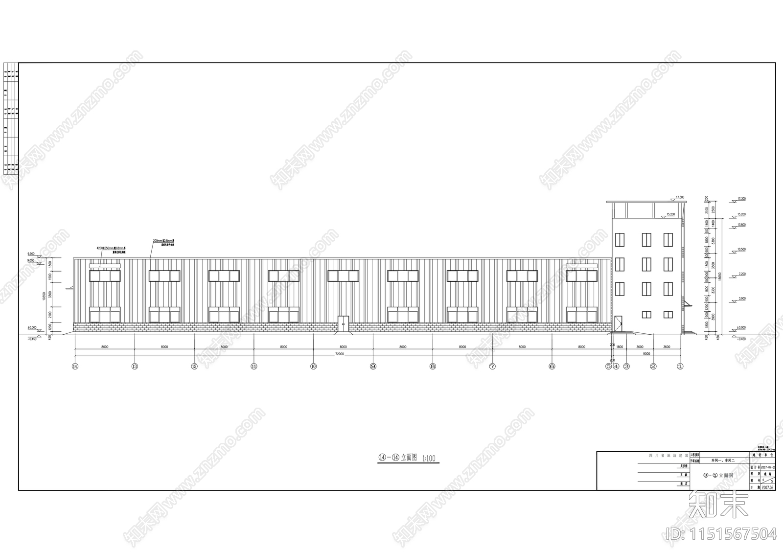 生产车间建筑结构水电施工图cad施工图下载【ID:1151567504】