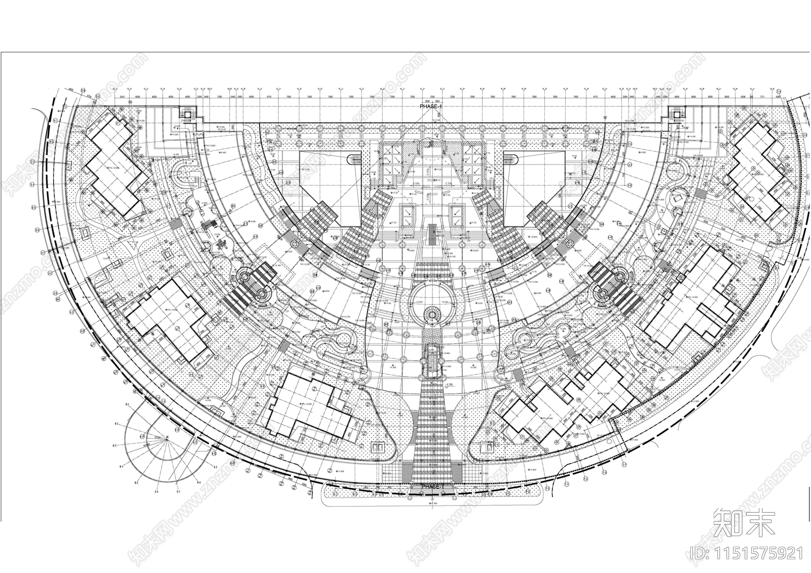 福建融侨锦江小区景观施工图下载【ID:1151575921】