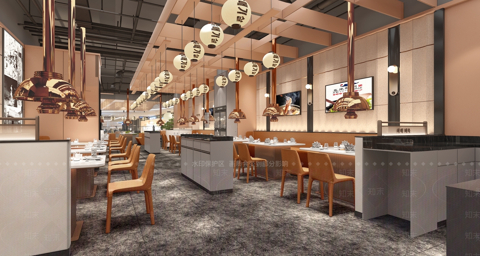 现代火锅店3D模型下载【ID:1214265164】