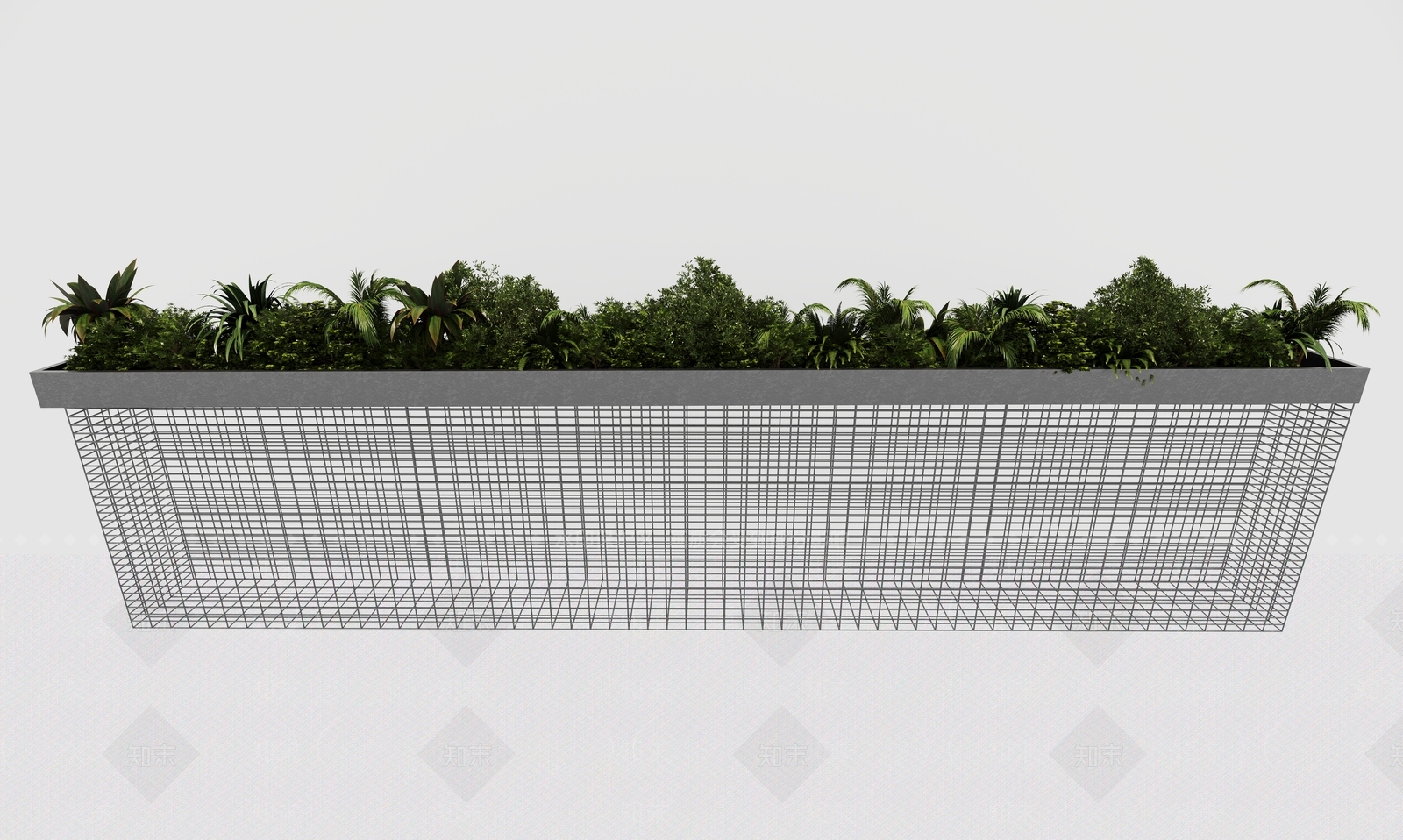 现代花箱3D模型下载【ID:1151587834】