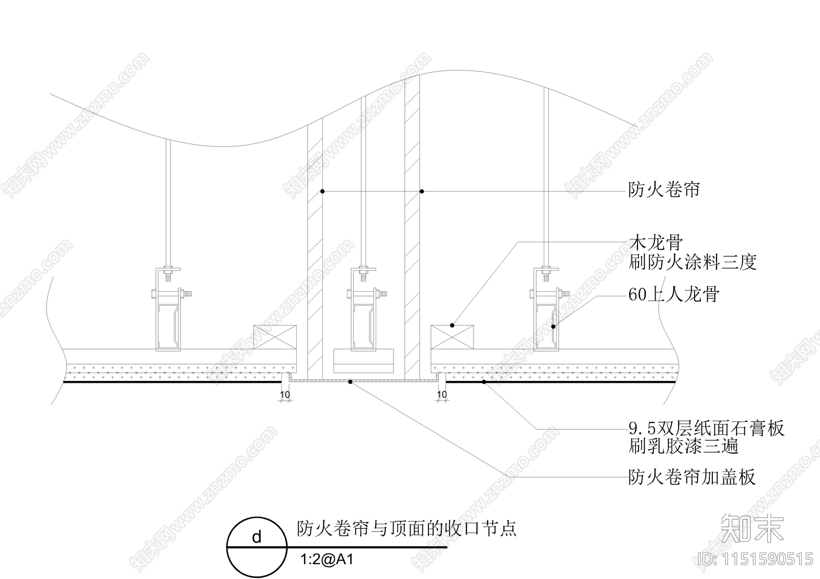 40套地面墙面天花收口节点cad施工图下载【ID:1151590515】