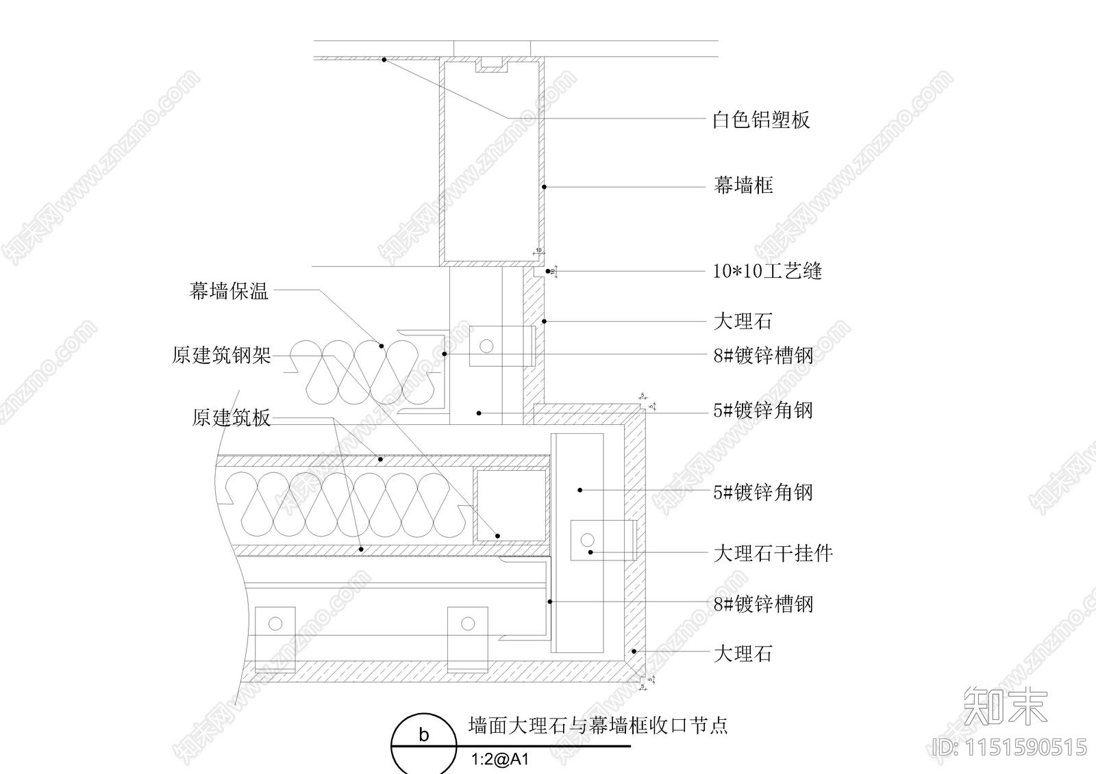 40套地面墙面天花收口节点cad施工图下载【ID:1151590515】