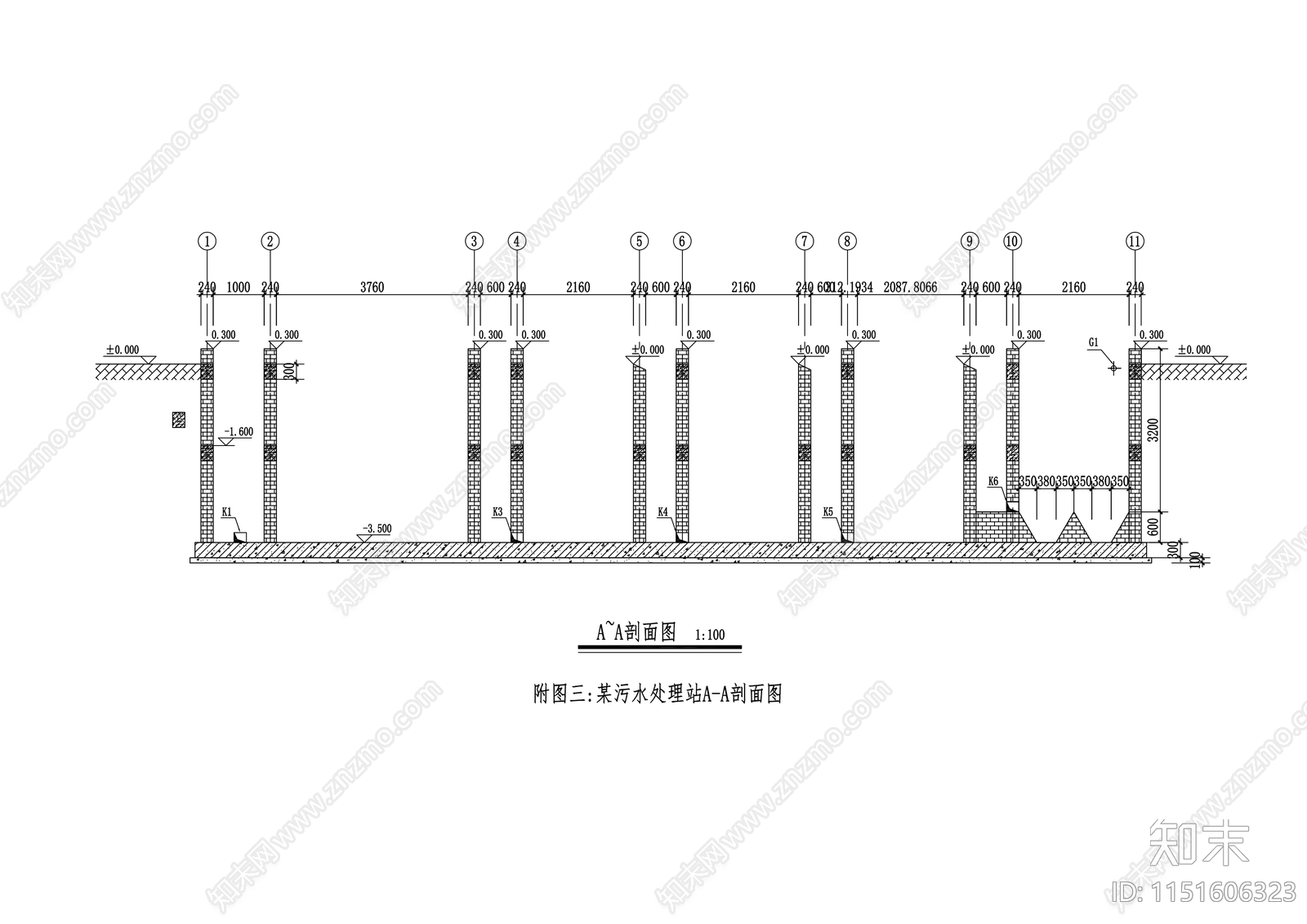 某污水处理站平面布置图施工图下载【ID:1151606323】