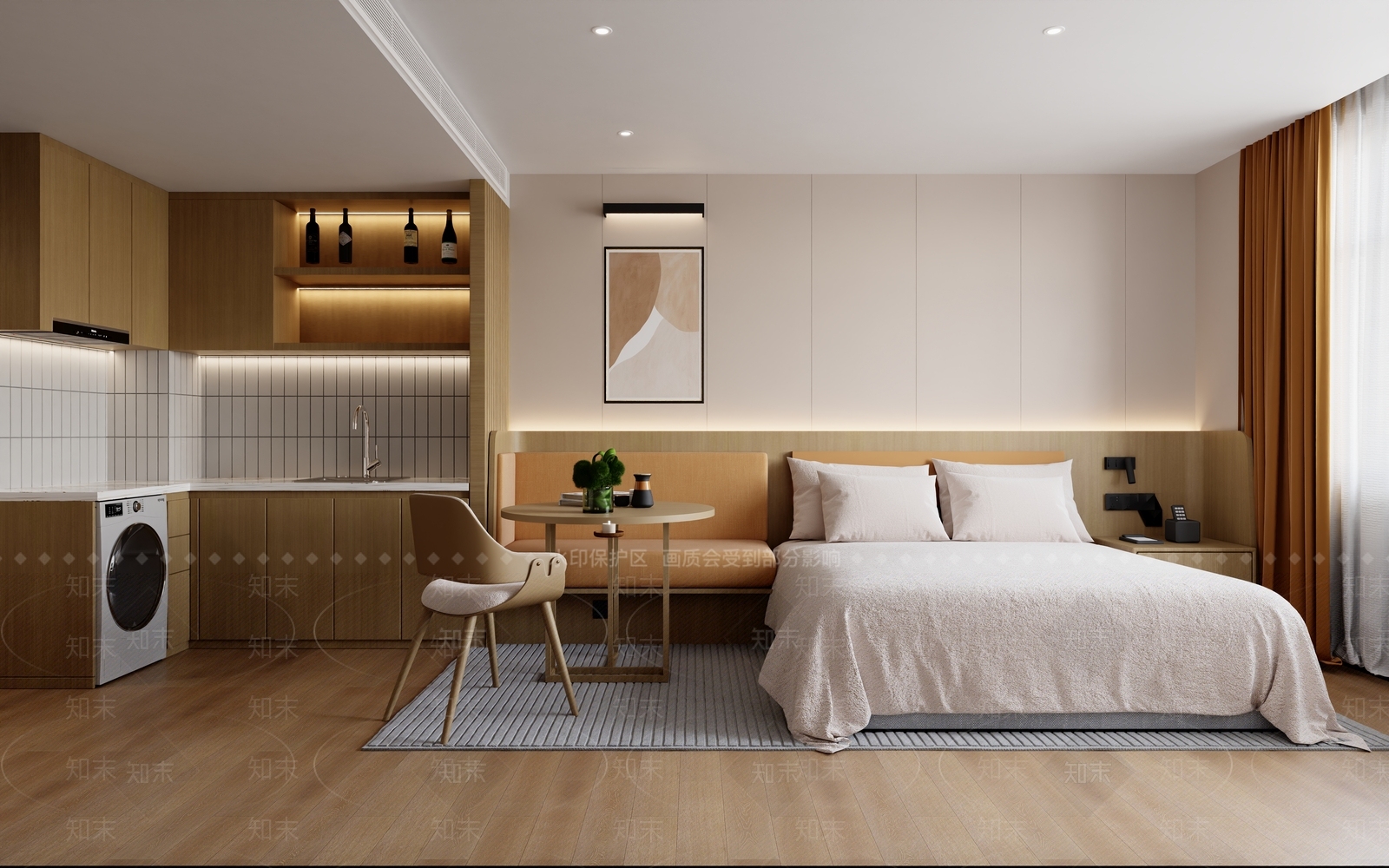 现代酒店公寓3D模型下载【ID:1151611232】