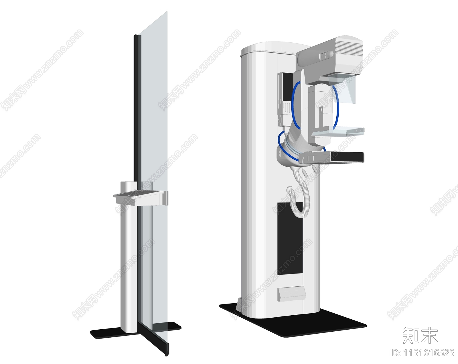 医用乳腺摄影系统机SU模型下载【ID:1151616525】